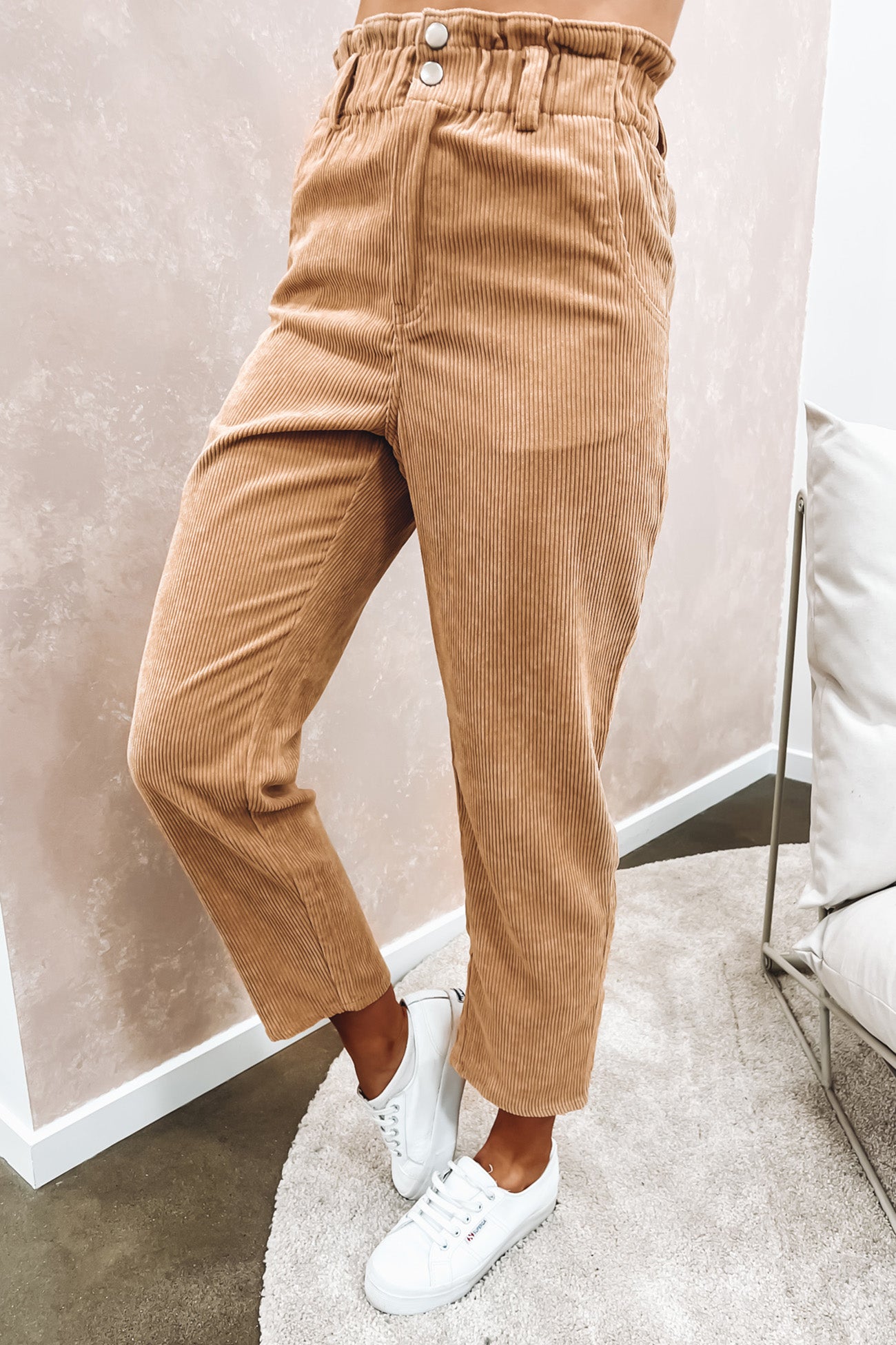 Kira Cord Pants Camel