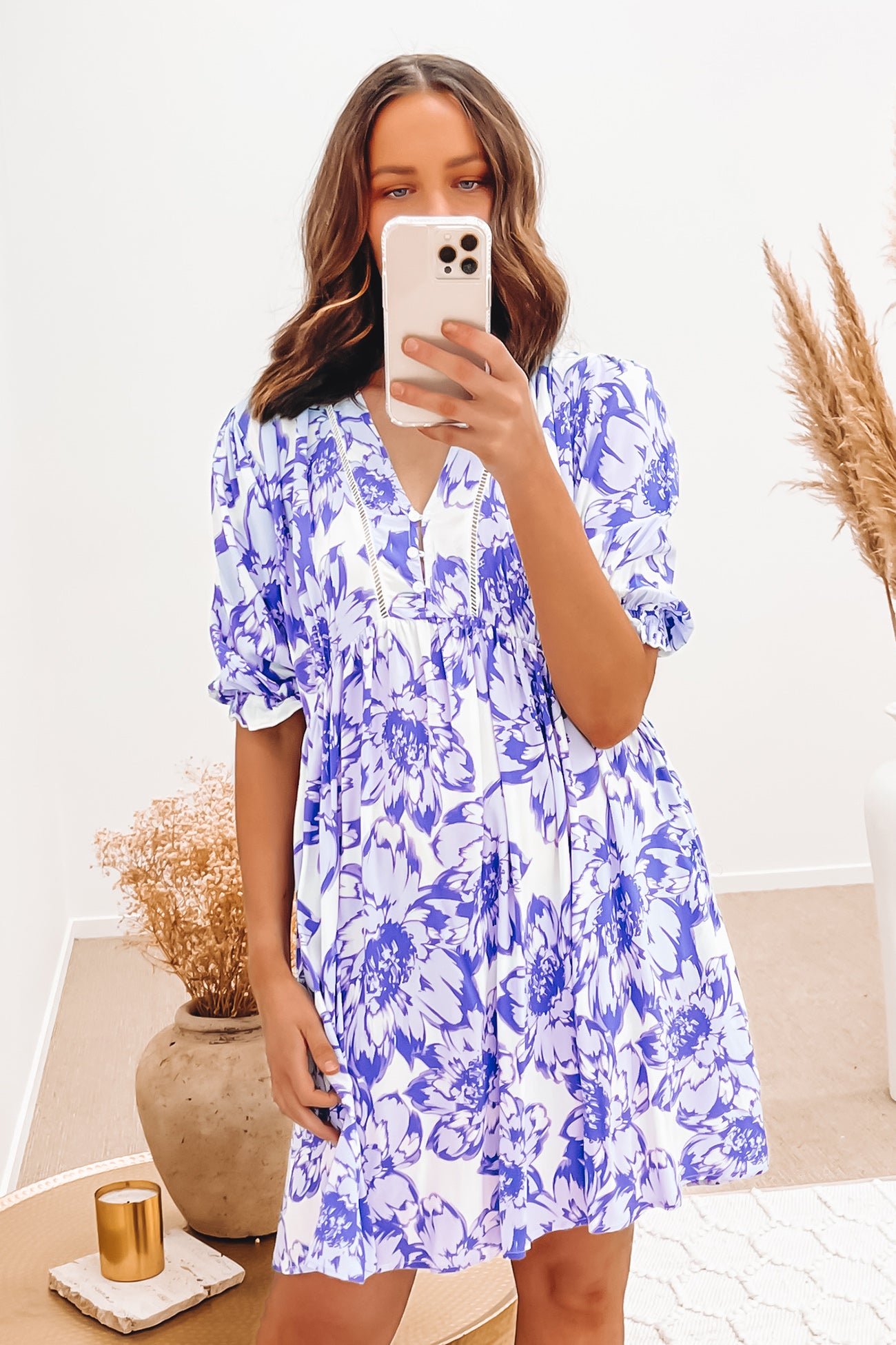 Lainey Mini Dress Blue