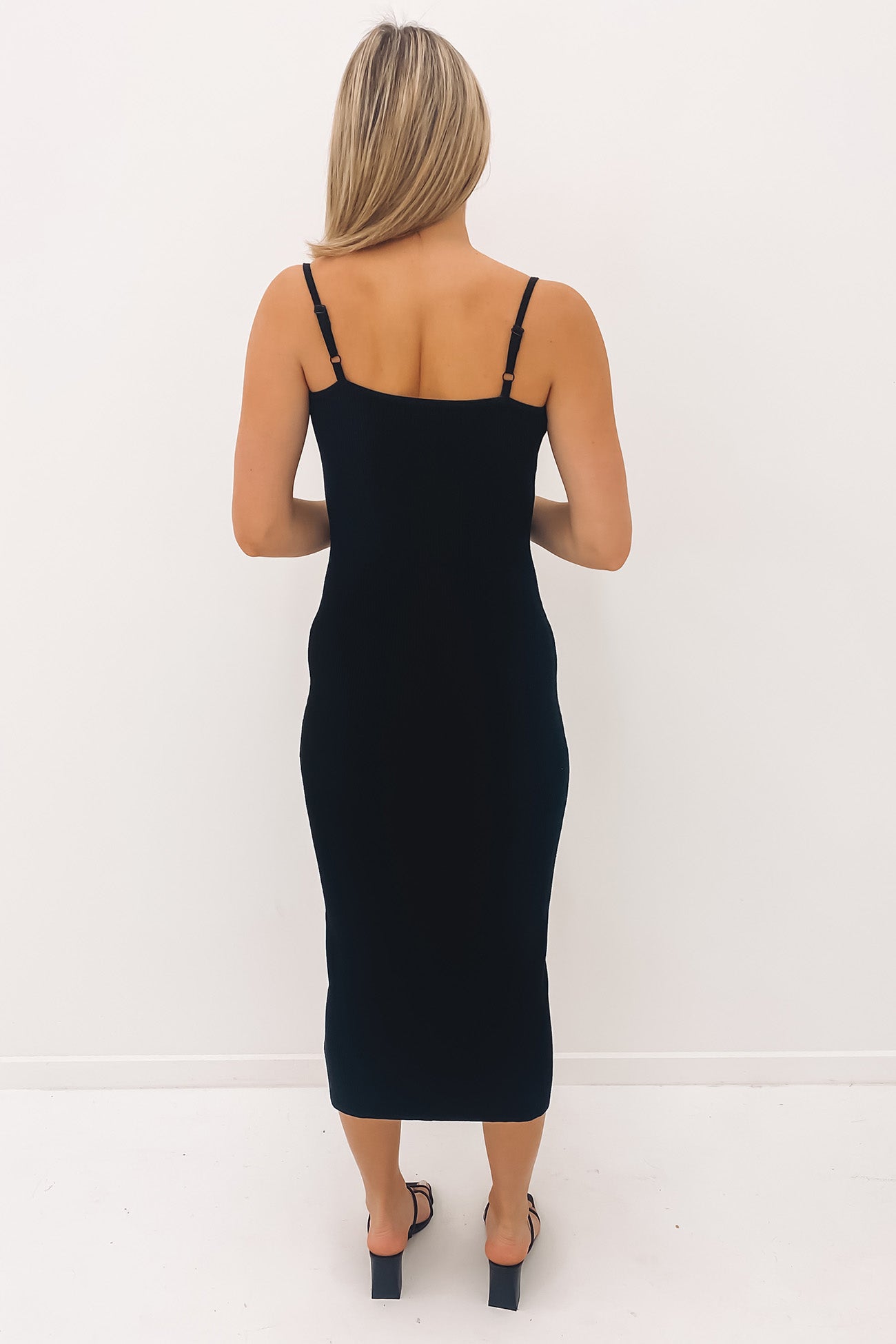 Lana Midi Dress Black