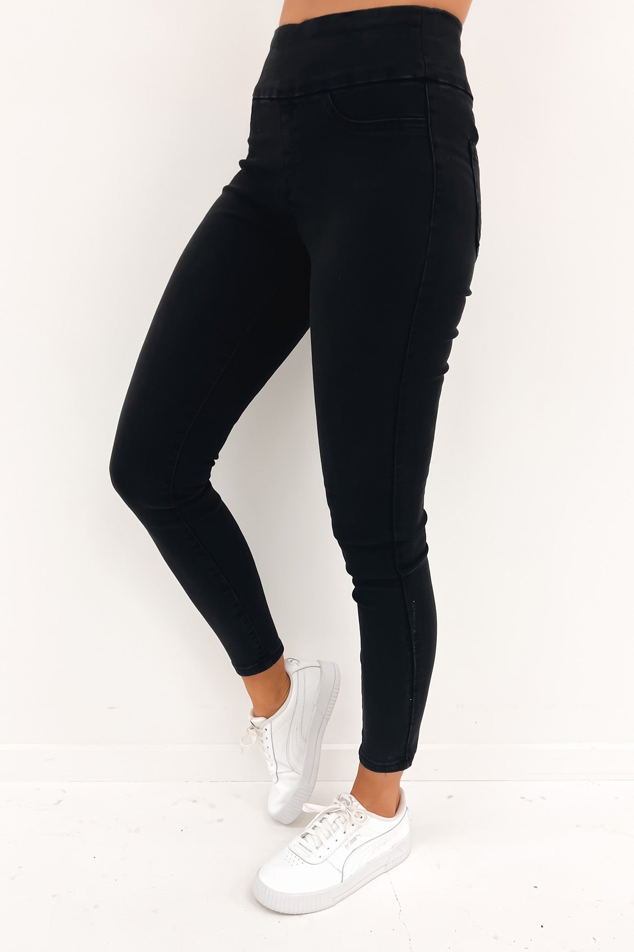 Lenny Stretch Jean Washed Black