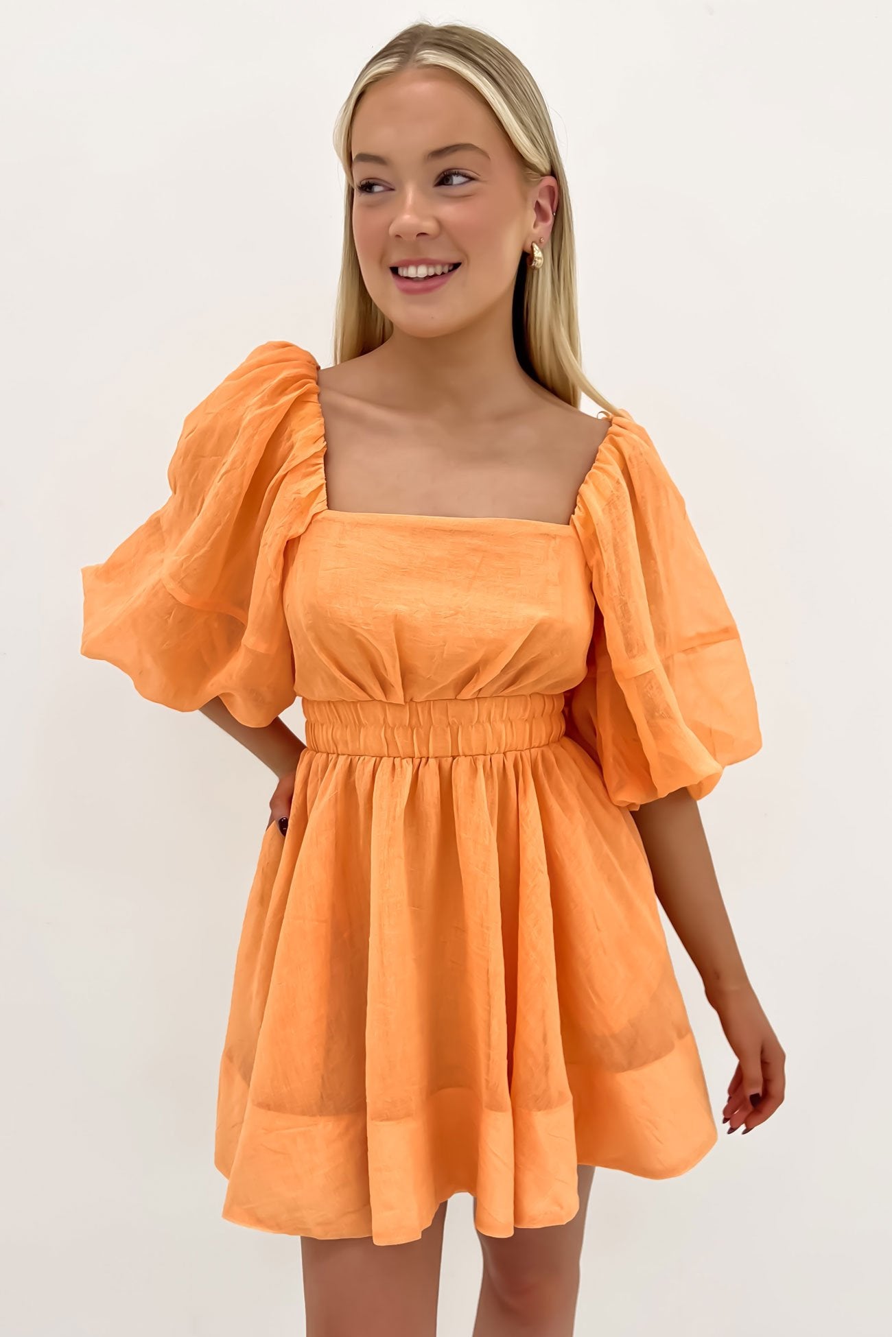 Leoh Mini Dress Peach
