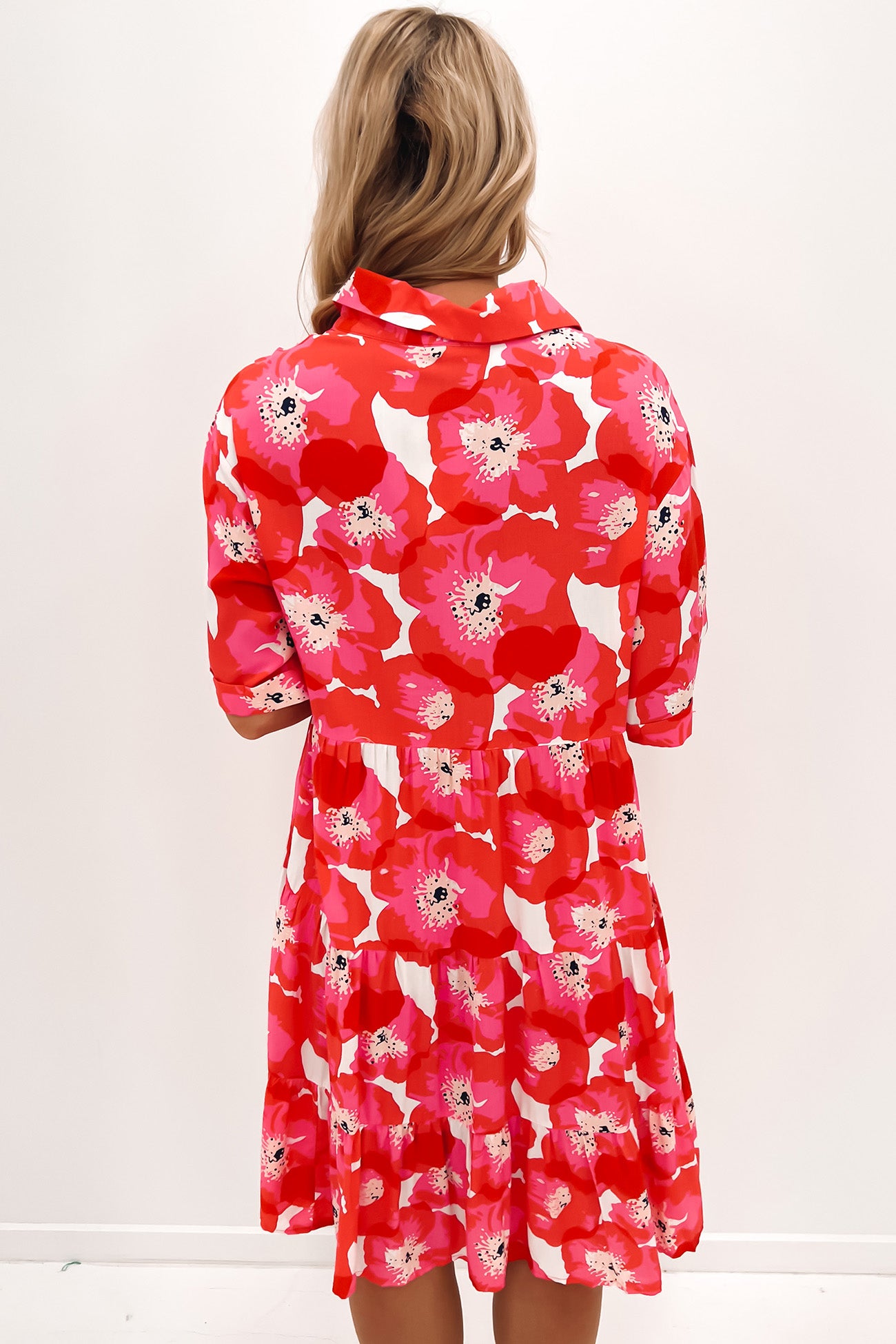 Levia Mini Dress Pink Floral