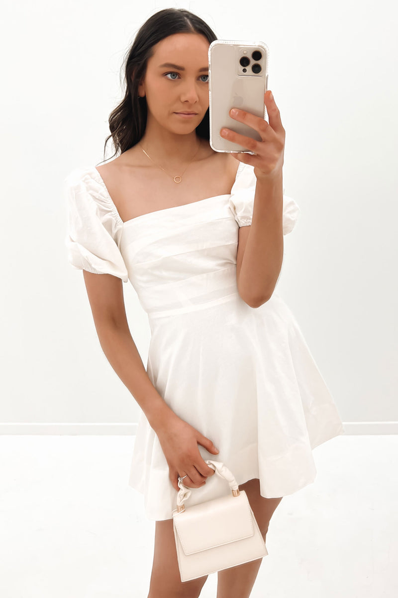 Liza Mini Dress White