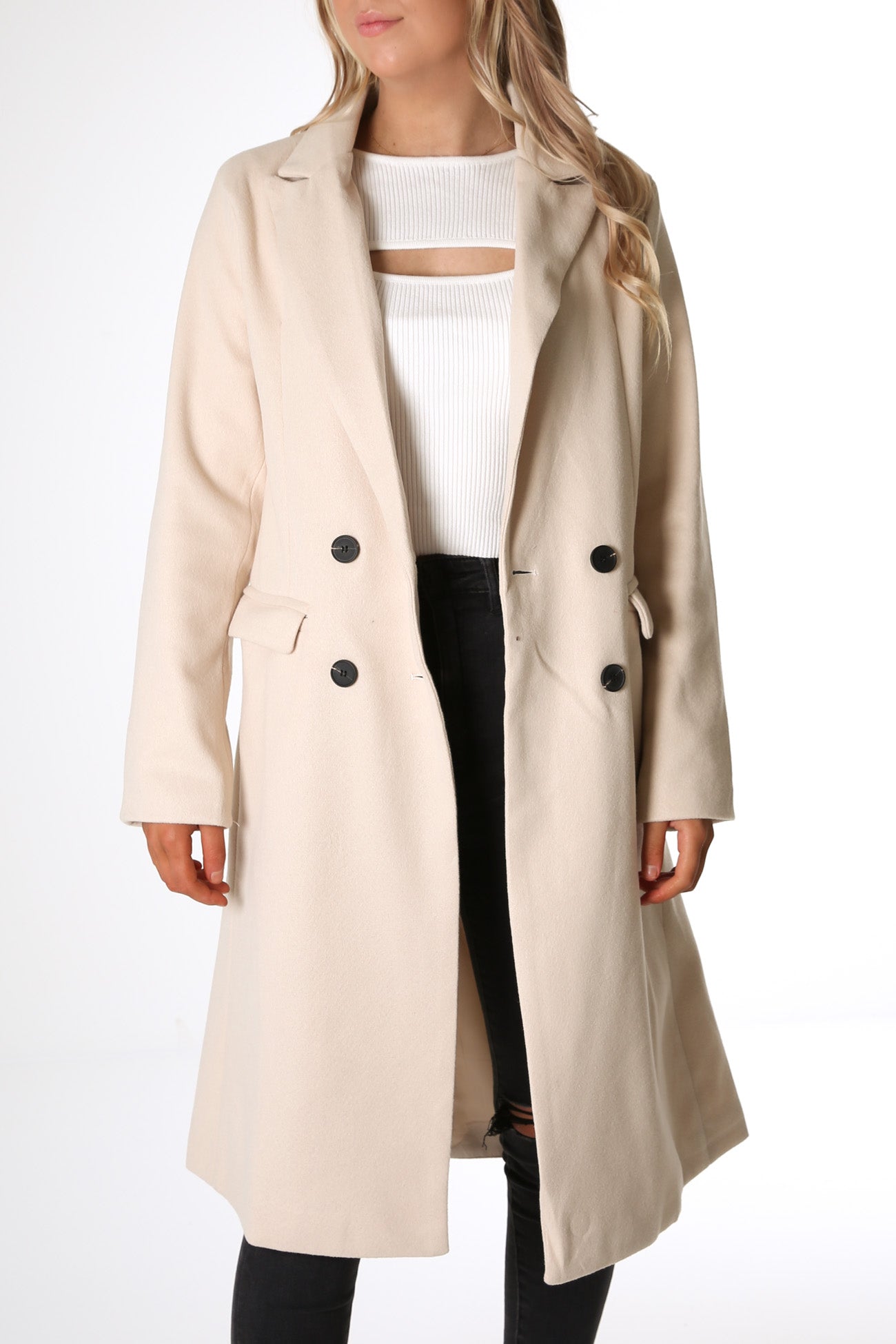 Logan Coat Beige
