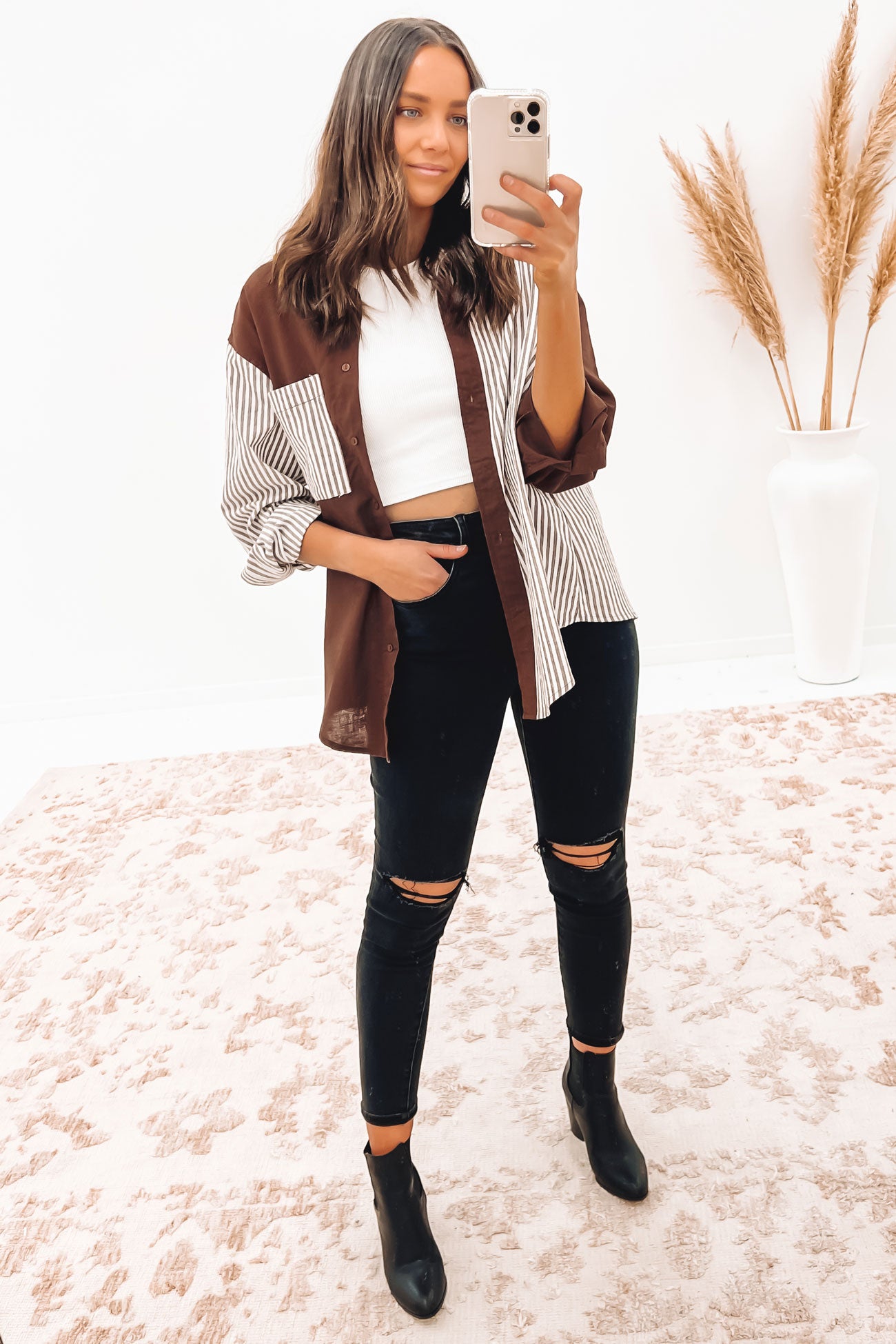 Lorie Shirt Chocolate