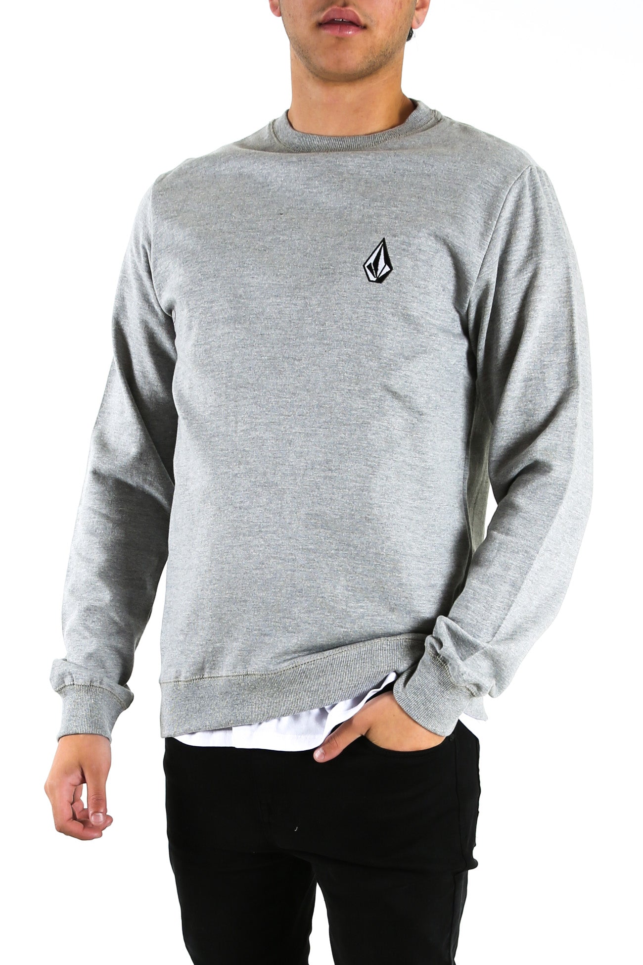 Loyal 2 Crew Fleece Heather Grey