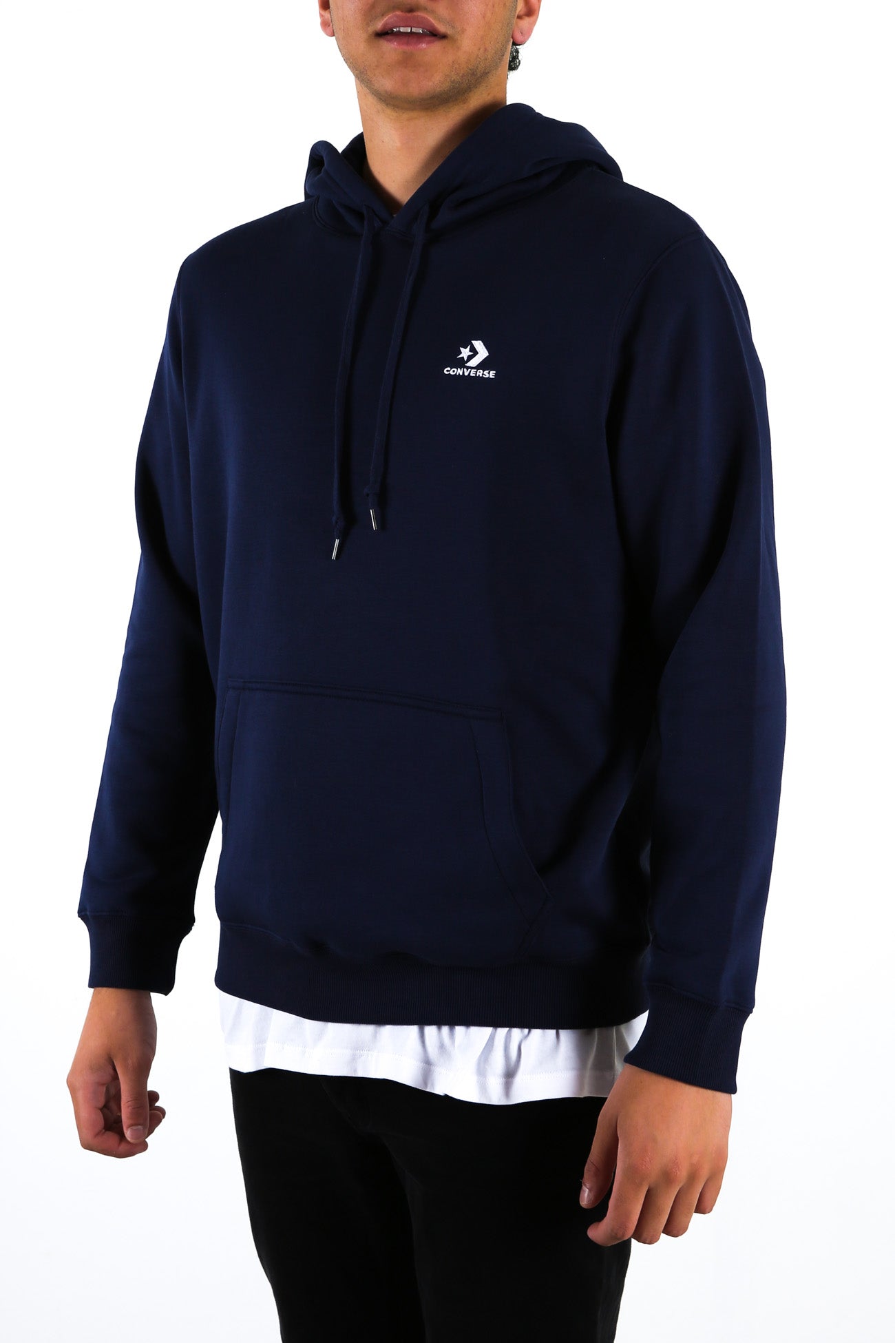 Star Chevron Hoodie Black Iris
