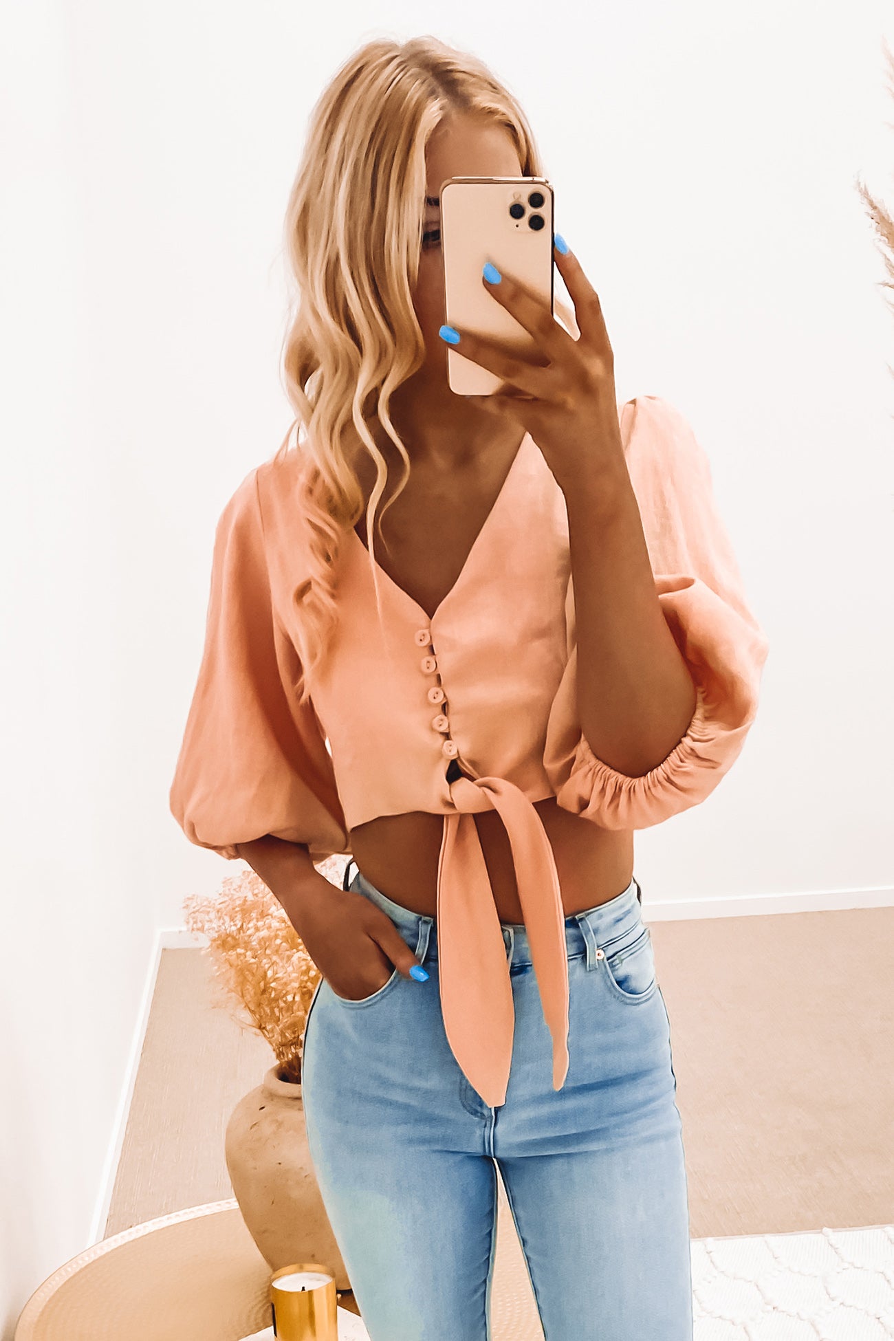 Marcella Crop Blush