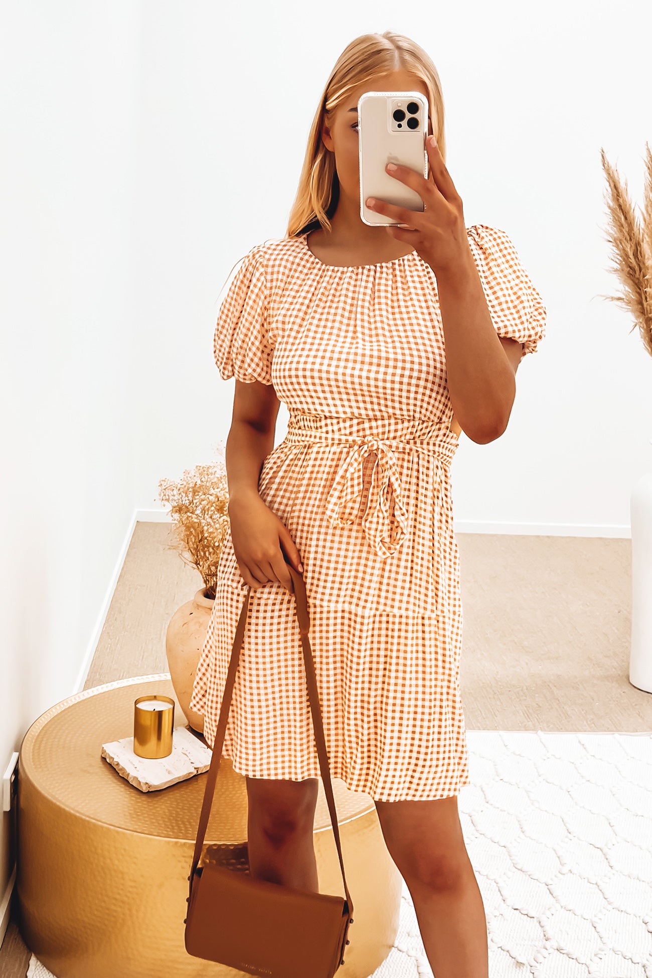 Maxton Mini Dress Brown