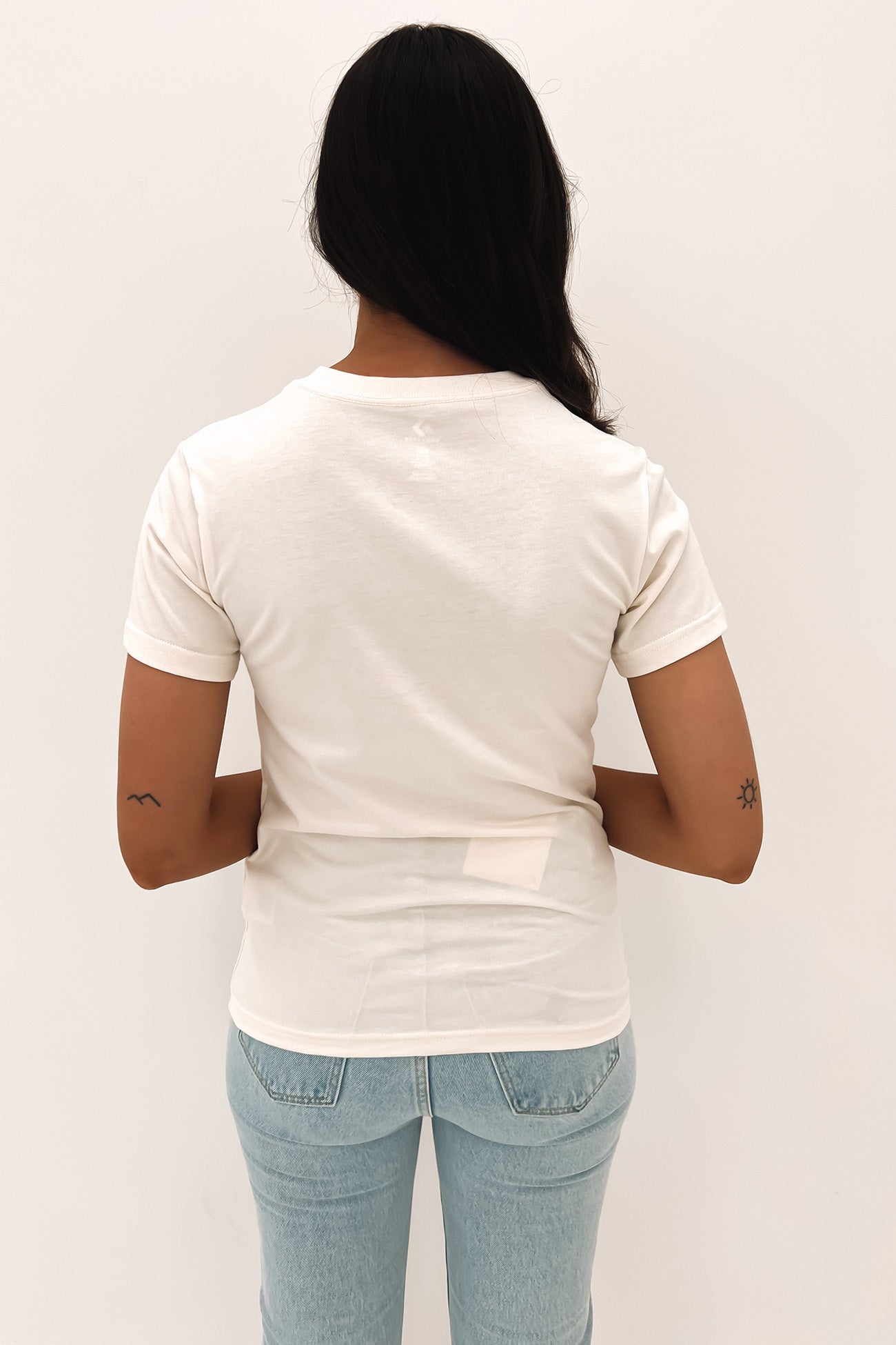 Metallic Chuck Patch Classic T-Shirt Egret