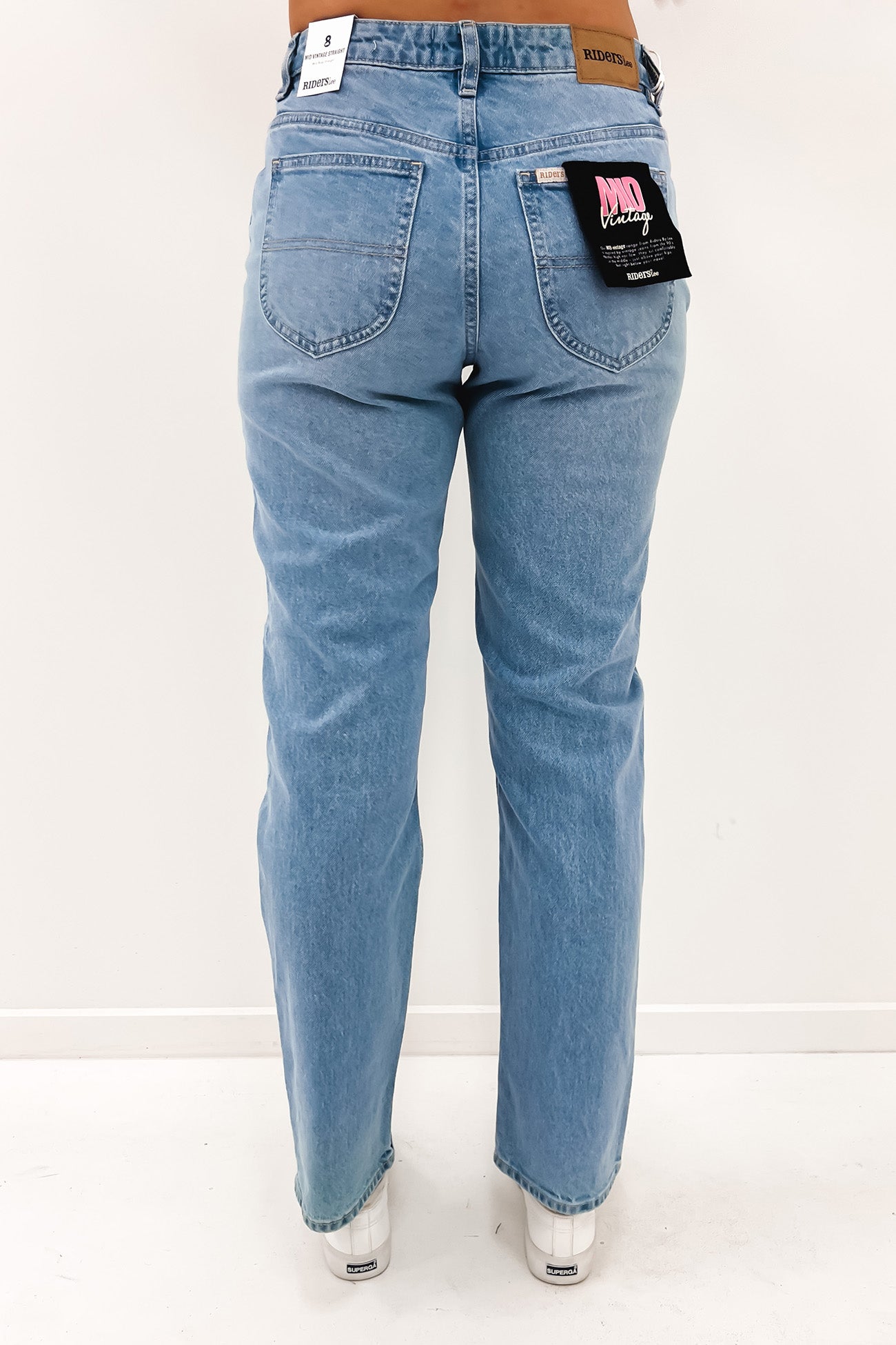 Mid Vintage Straight Jean Summertime Blue