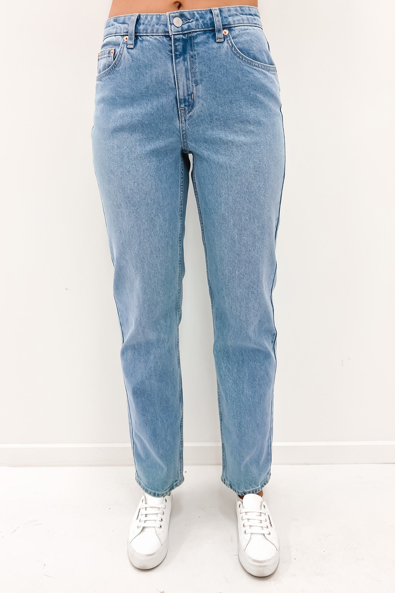 Mid Vintage Straight Jean Summertime Blue