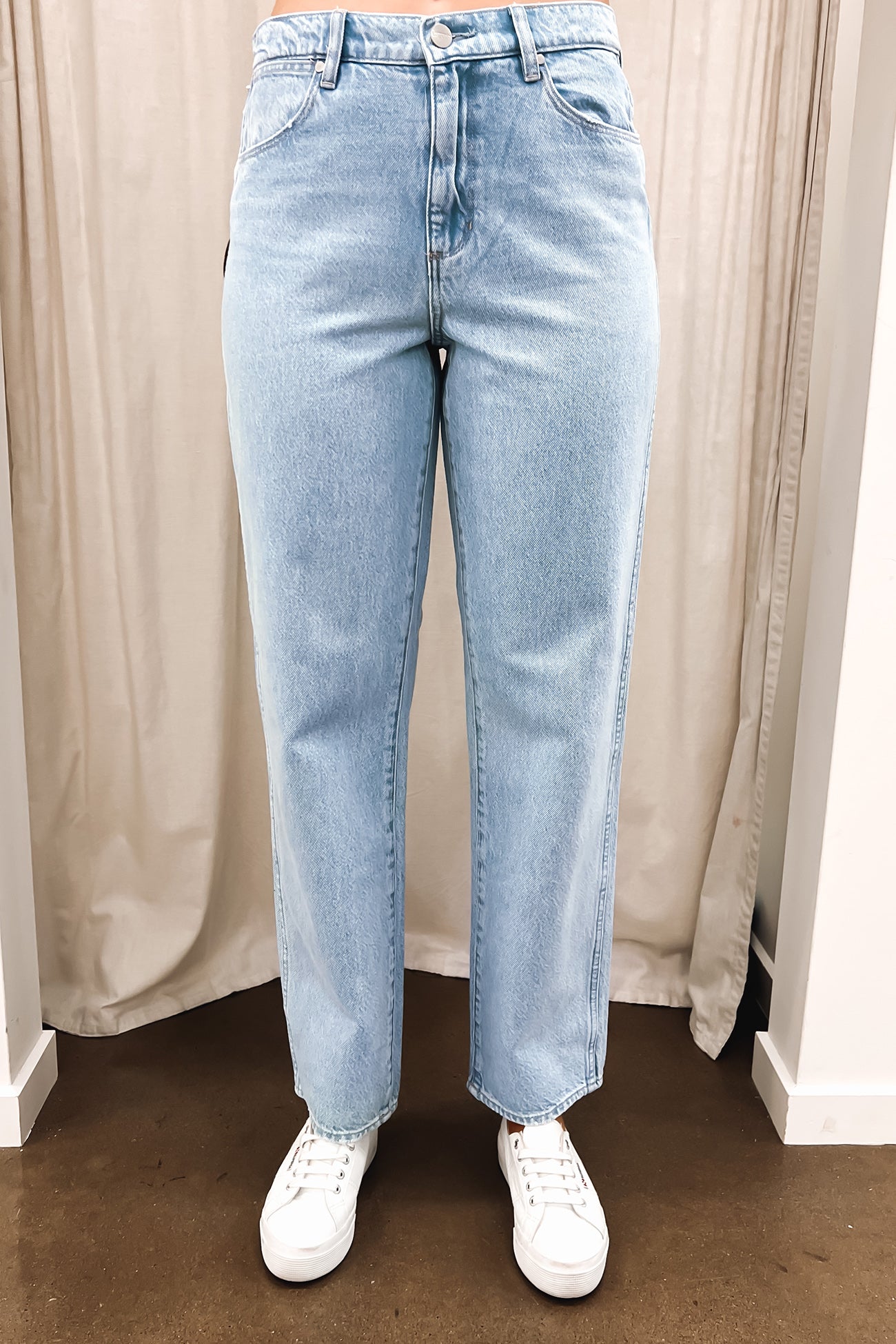 Mid Rise Vintage Straight Jean Sublime Blue