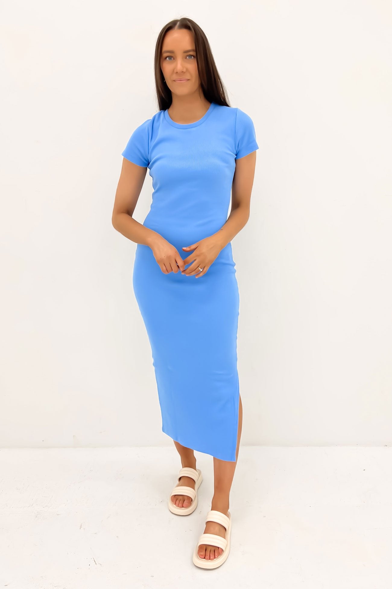 Mika Midi Dress Dark Blue