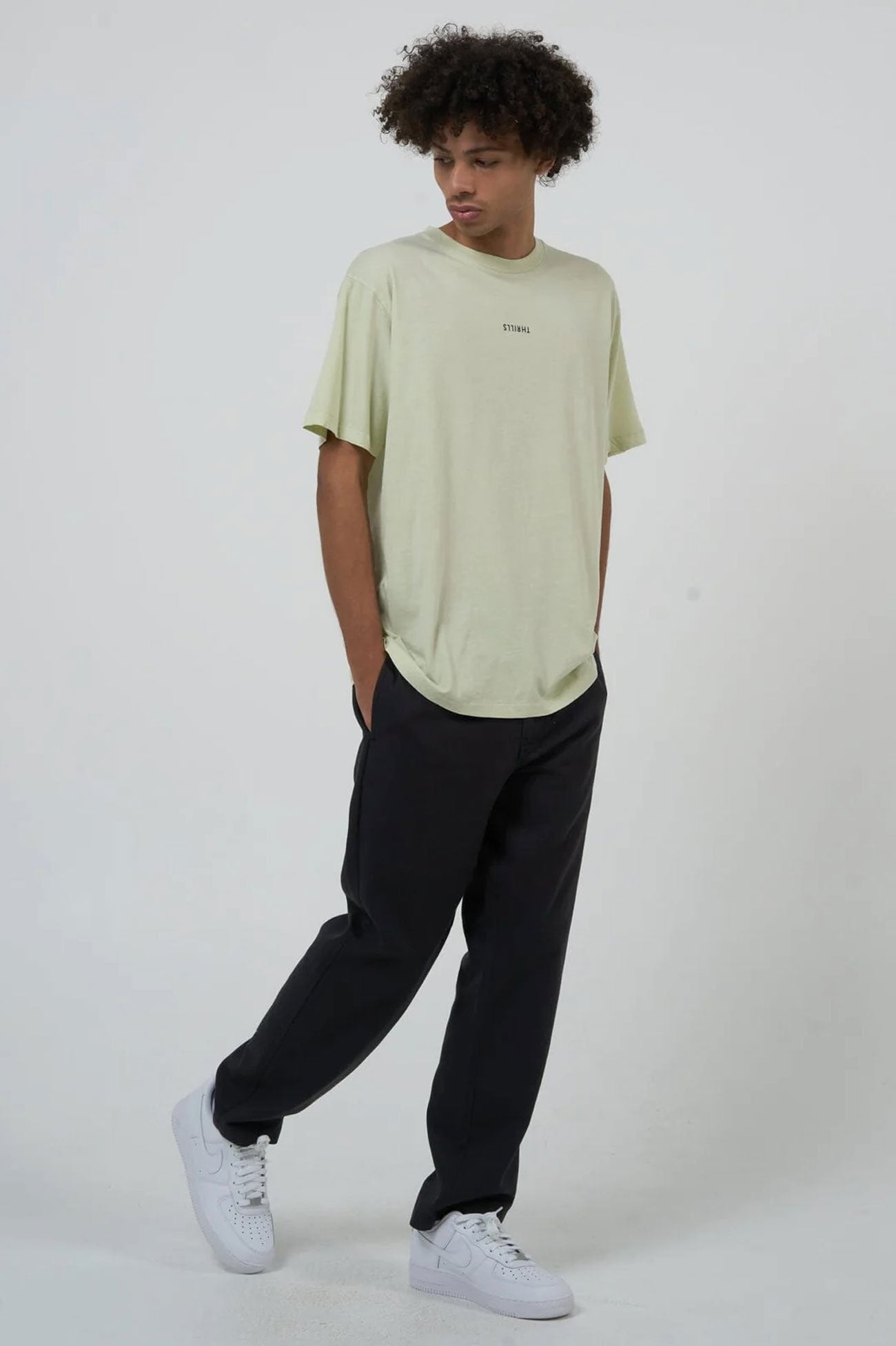 Minimal Thrills Merch Fit Tee Pistachio