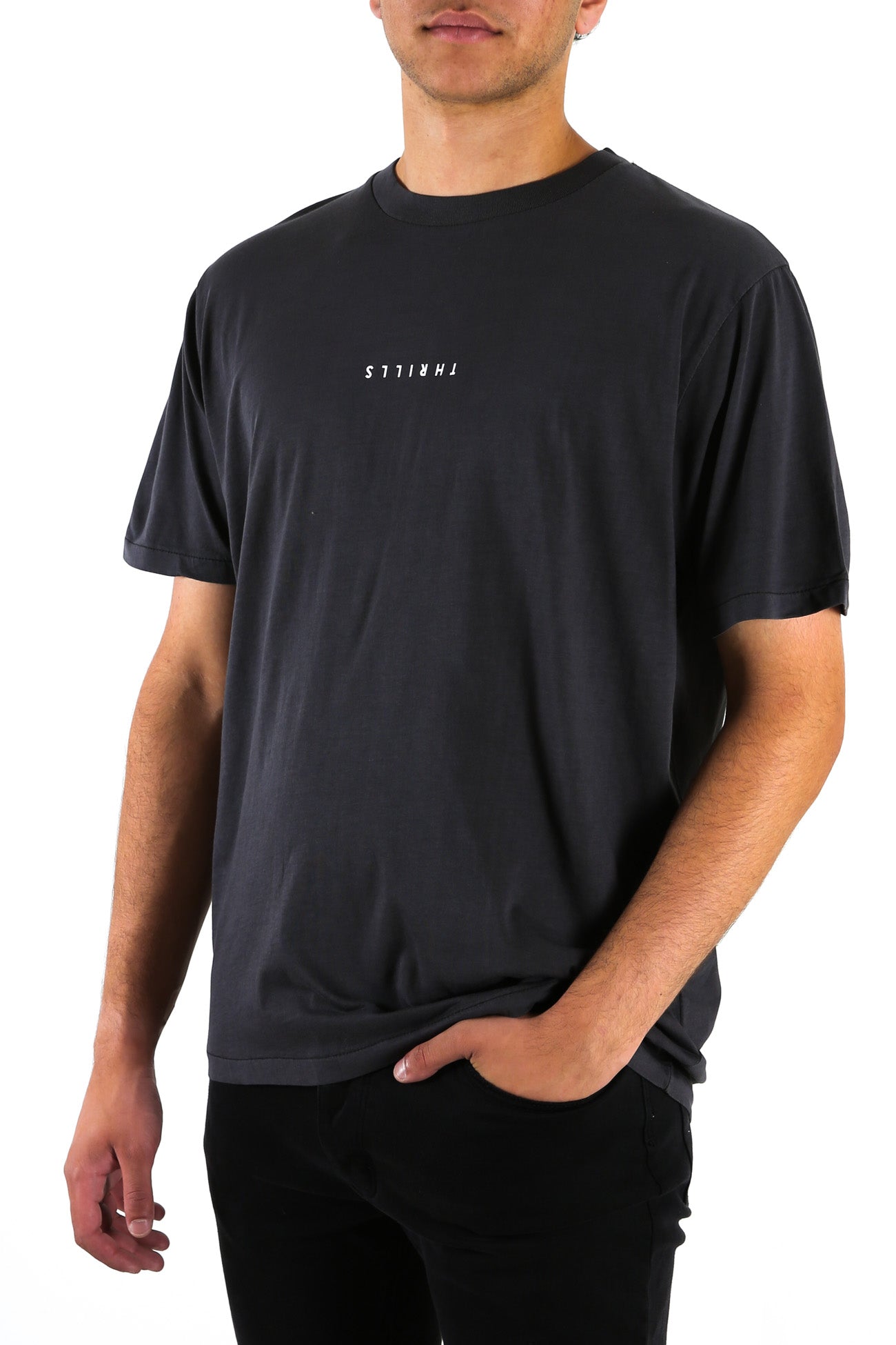 Minimal Thrills Merch Fit Tee Heritage Black