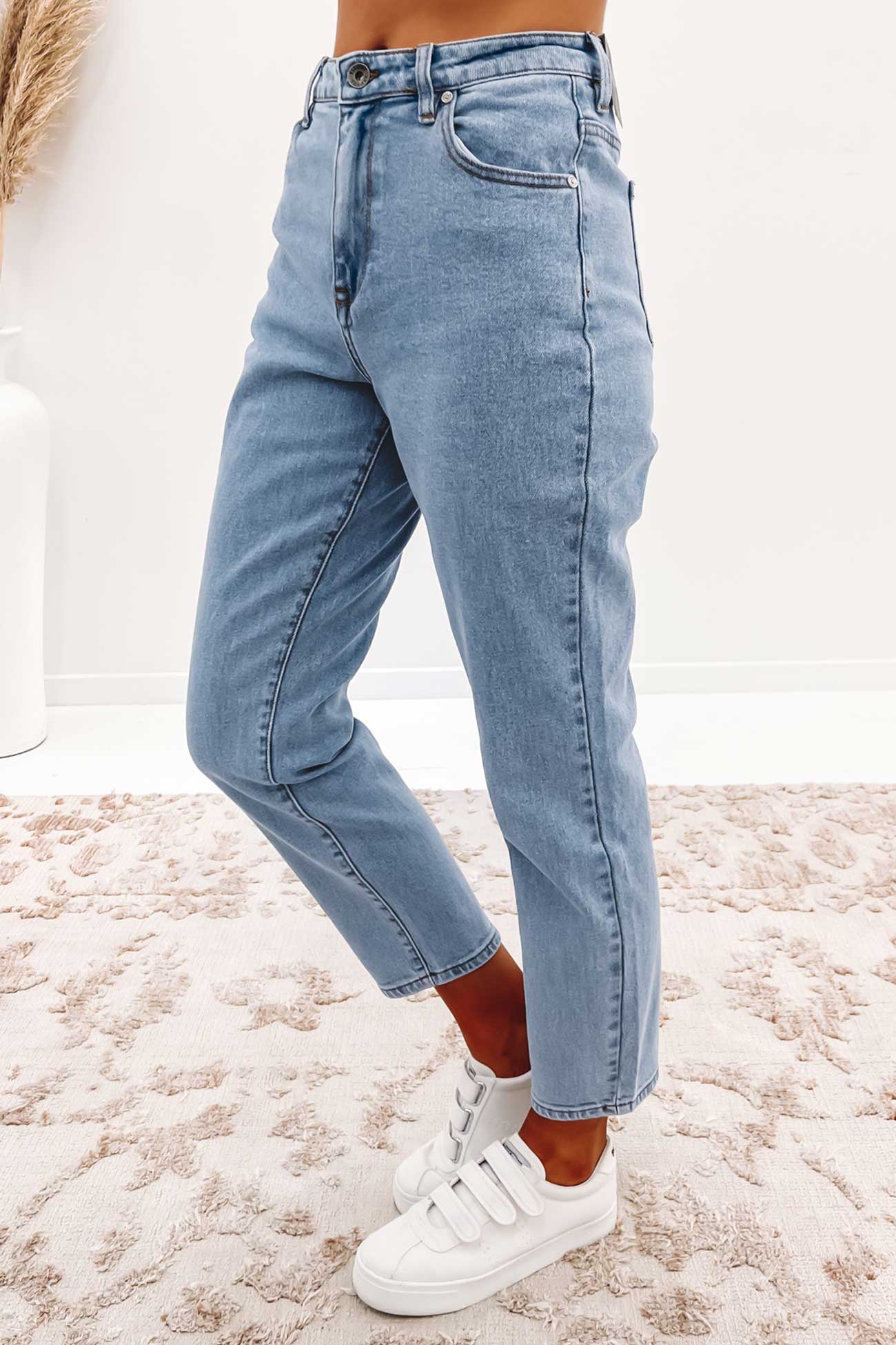Monica Mom Jean Heritage Blue