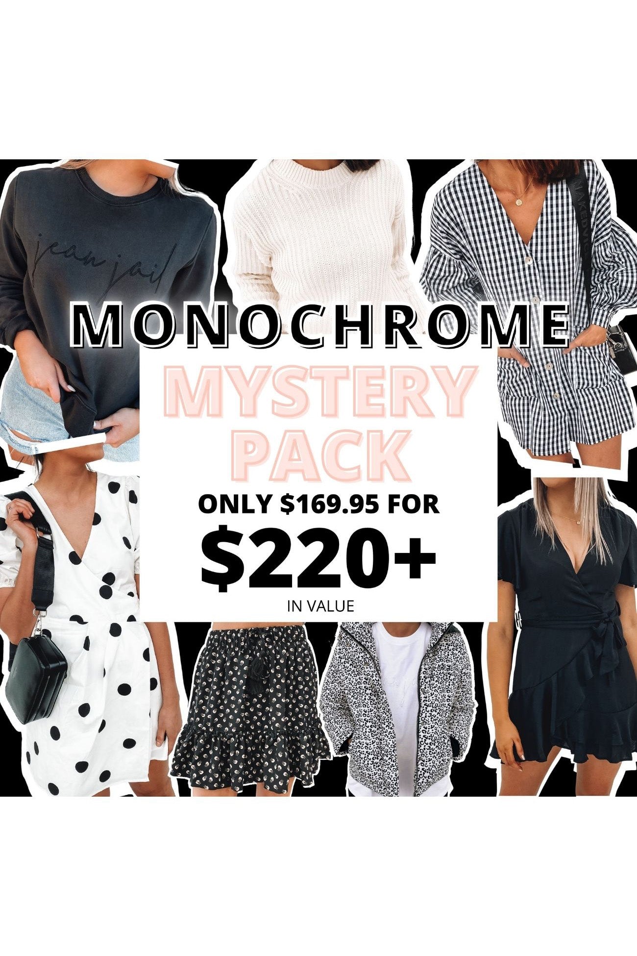 Monochrome Mystery Pack 220+