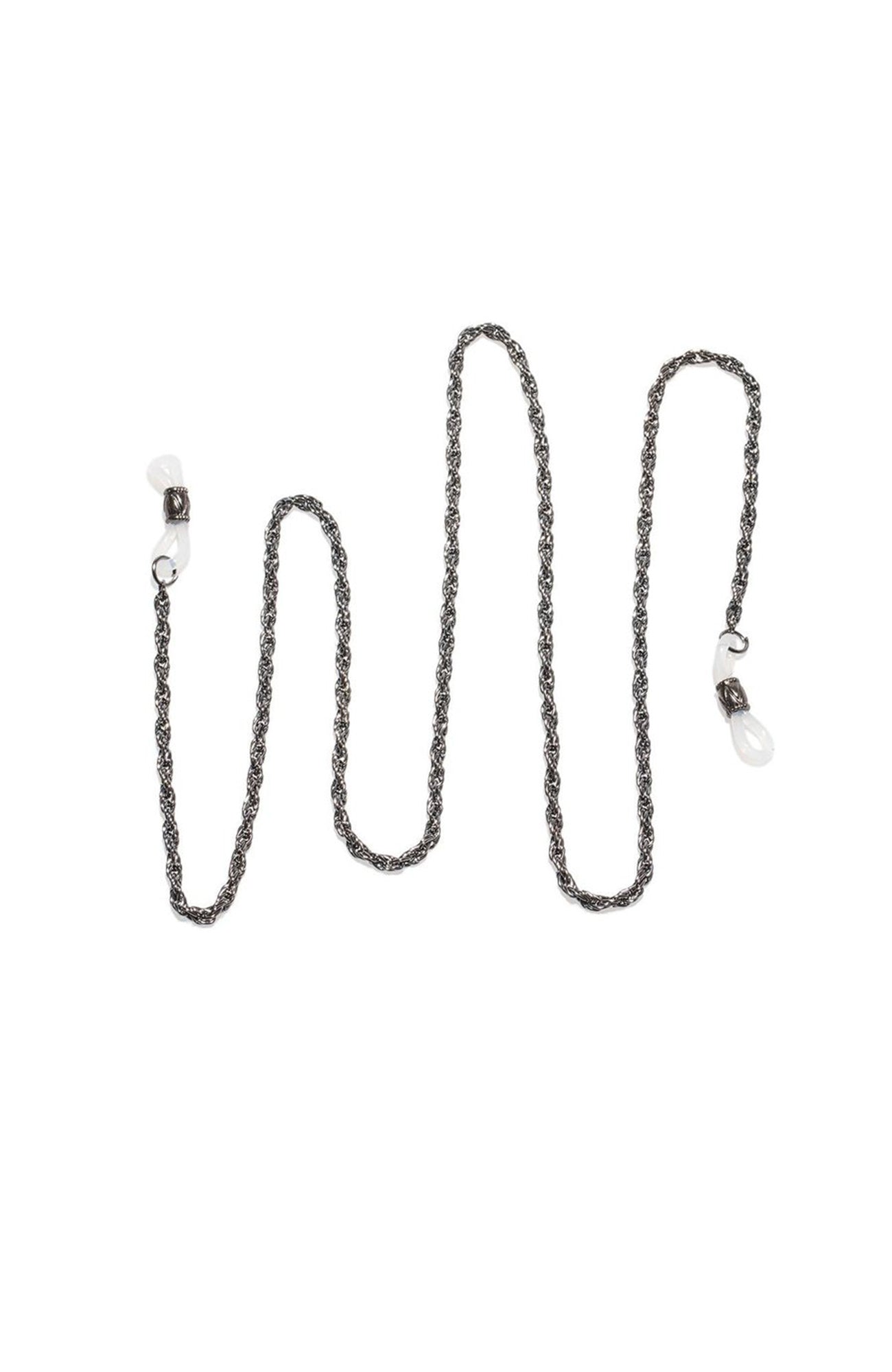 Neck Chain Hollow Rope Gunmetal