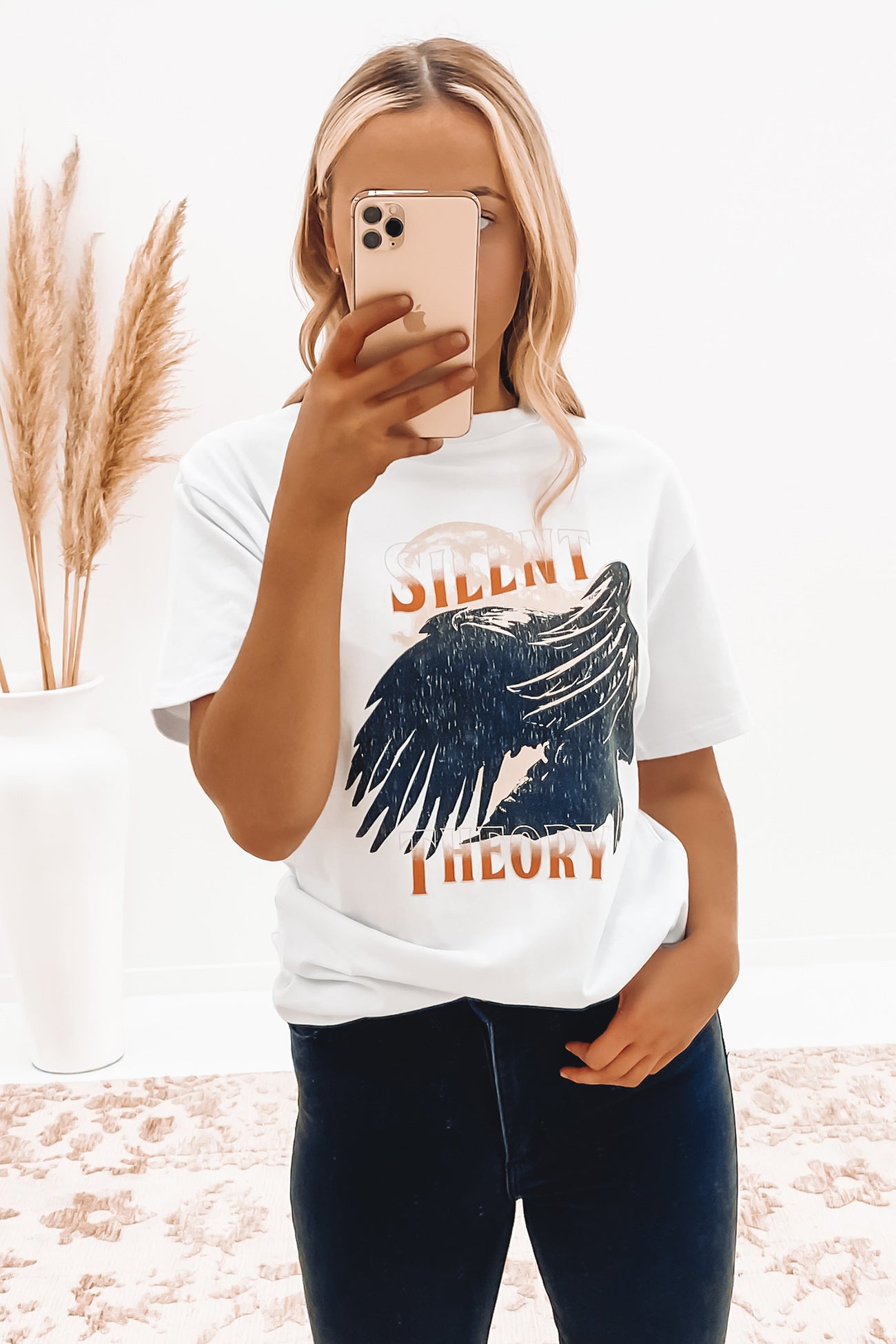 Nightfall Boyfriend Tee White