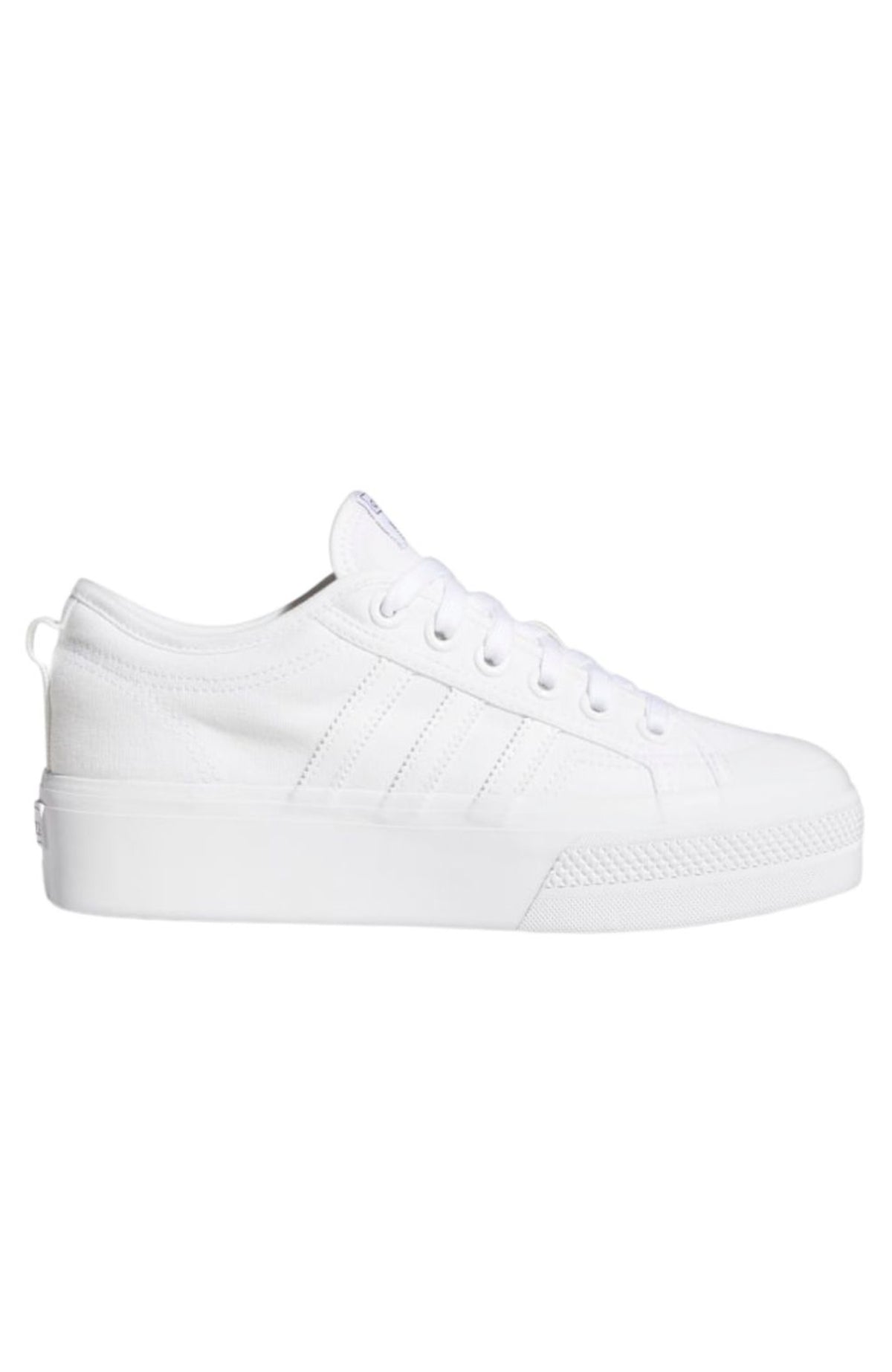 Nizza Platform Shoe Cloud White