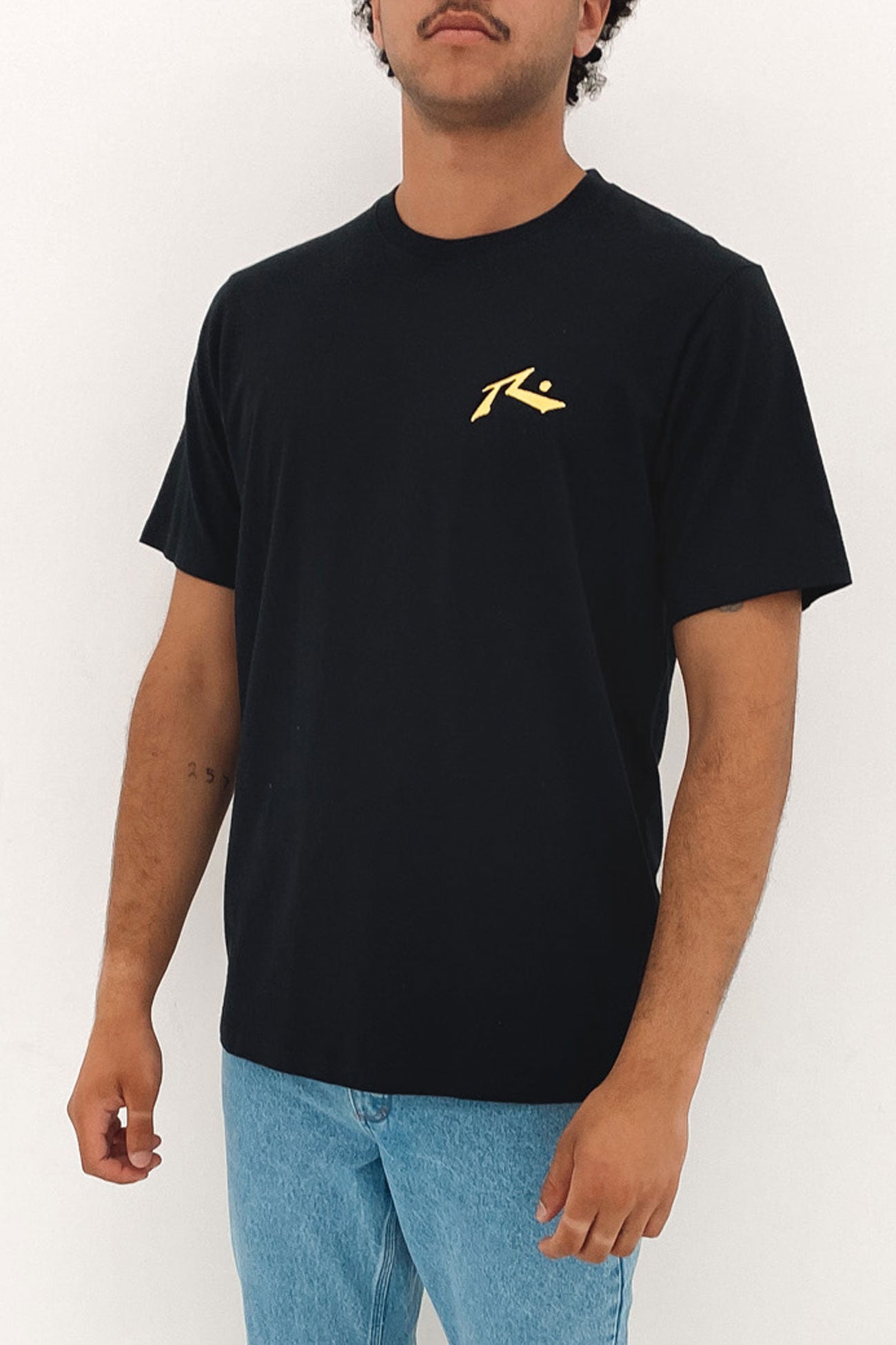 One Hit Competition Short Sleeve Tee Black Popcorn