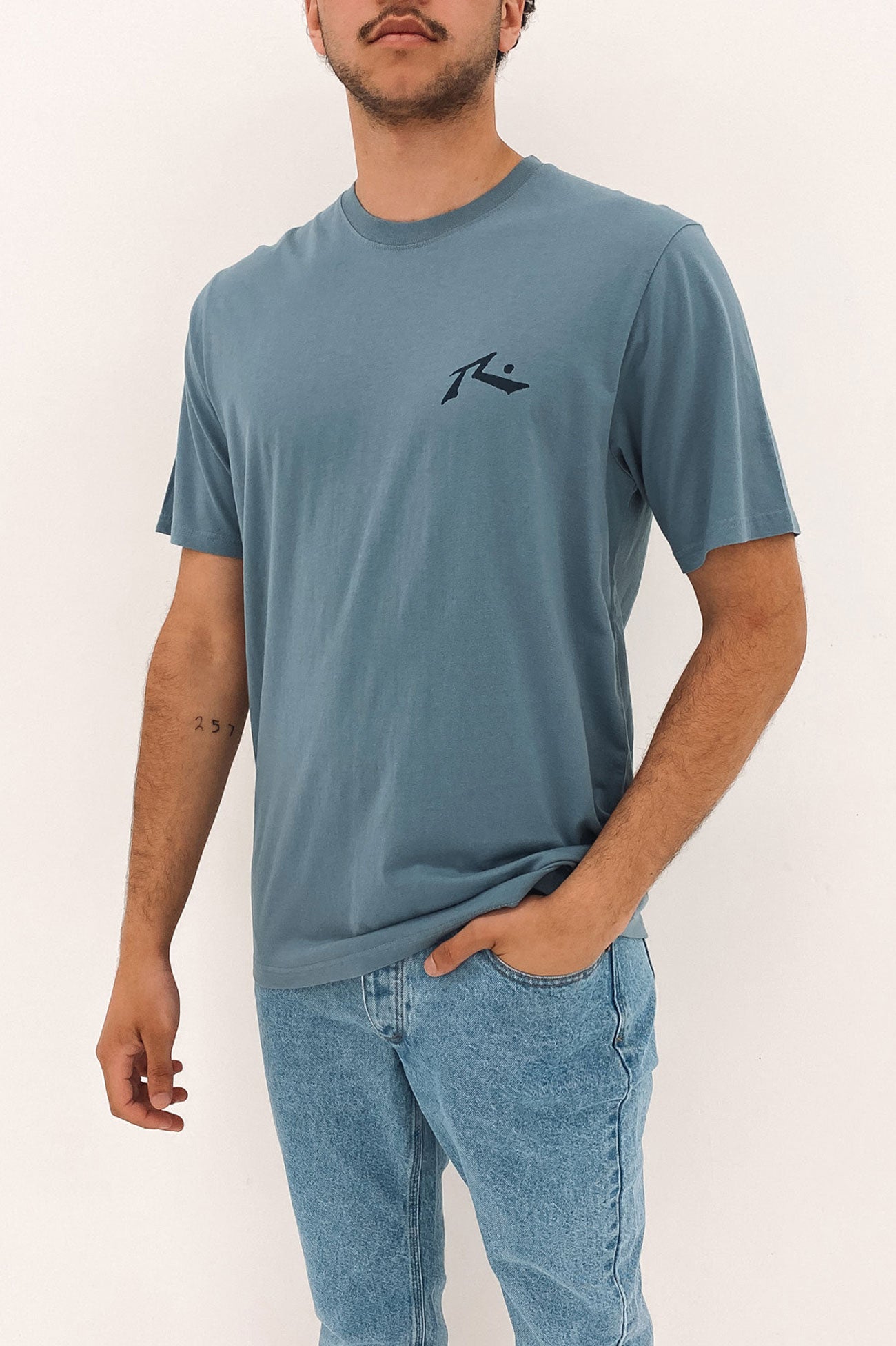 One Hit Competition Short Sleeve Tee China Blue