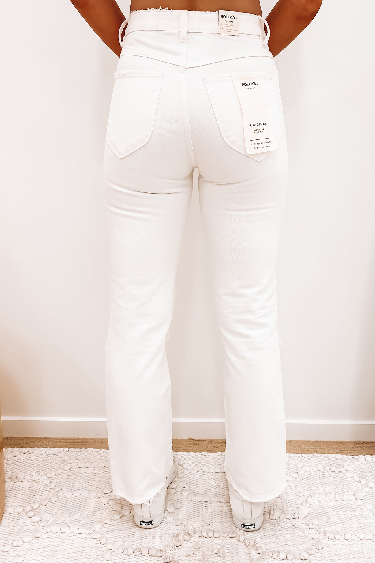 Original Straight Jean Layla White