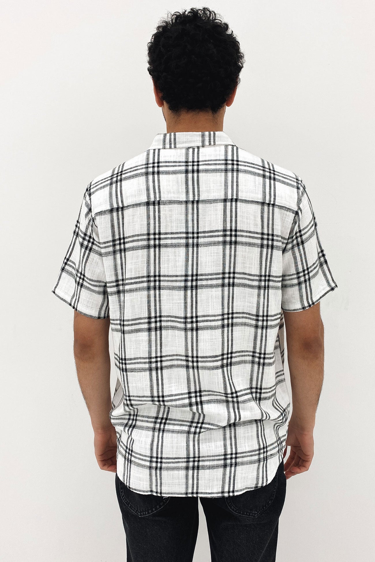Overdyed Short Sleeve Shirt White