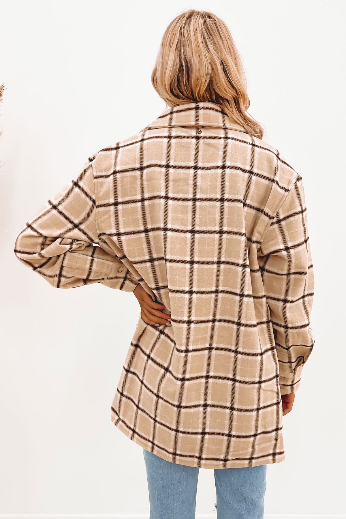 Paige Plaid Shirt Light Fennel