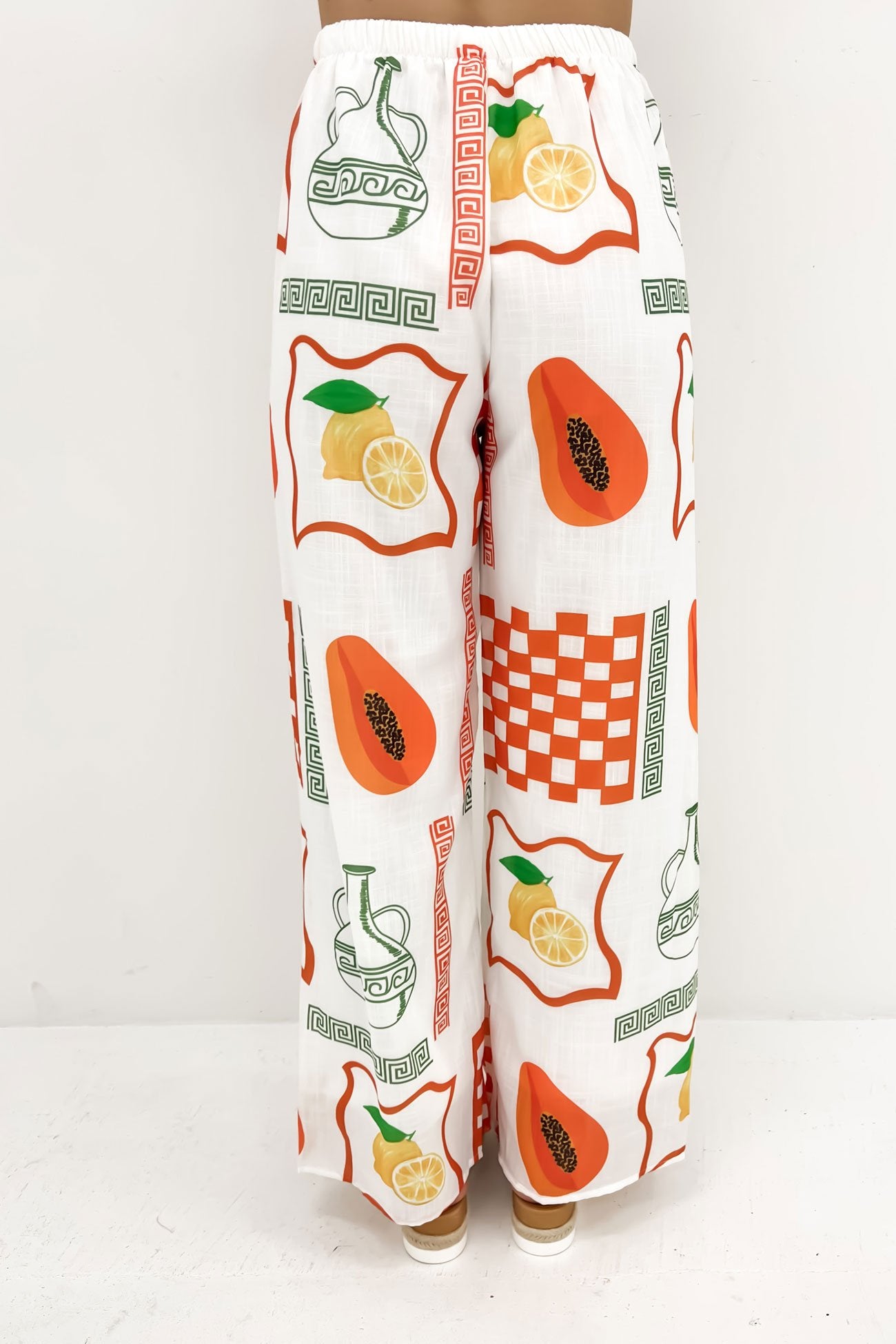 Papaya Set White Orange
