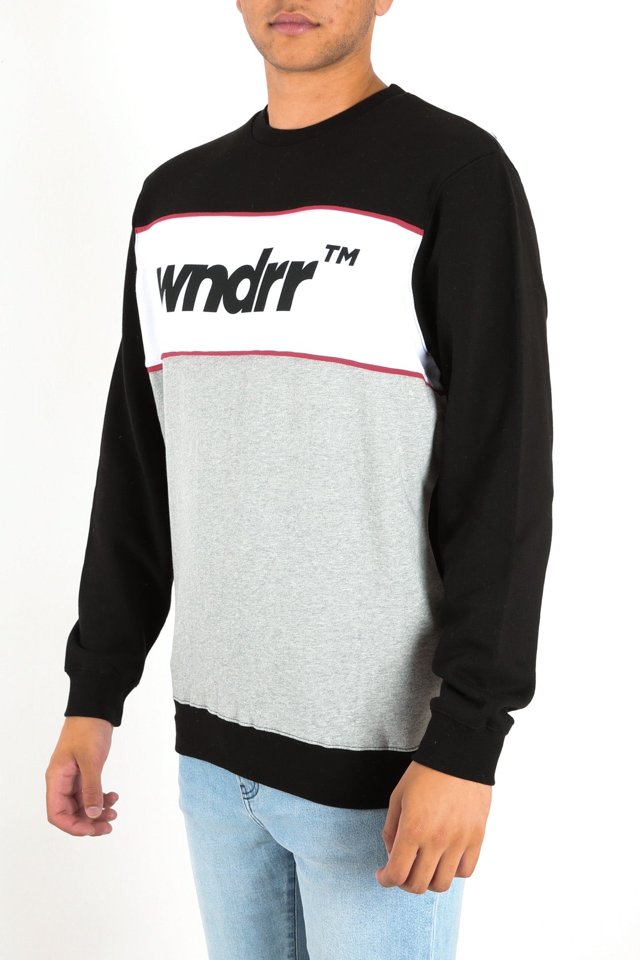 Patron Panel Crew Sweat Black