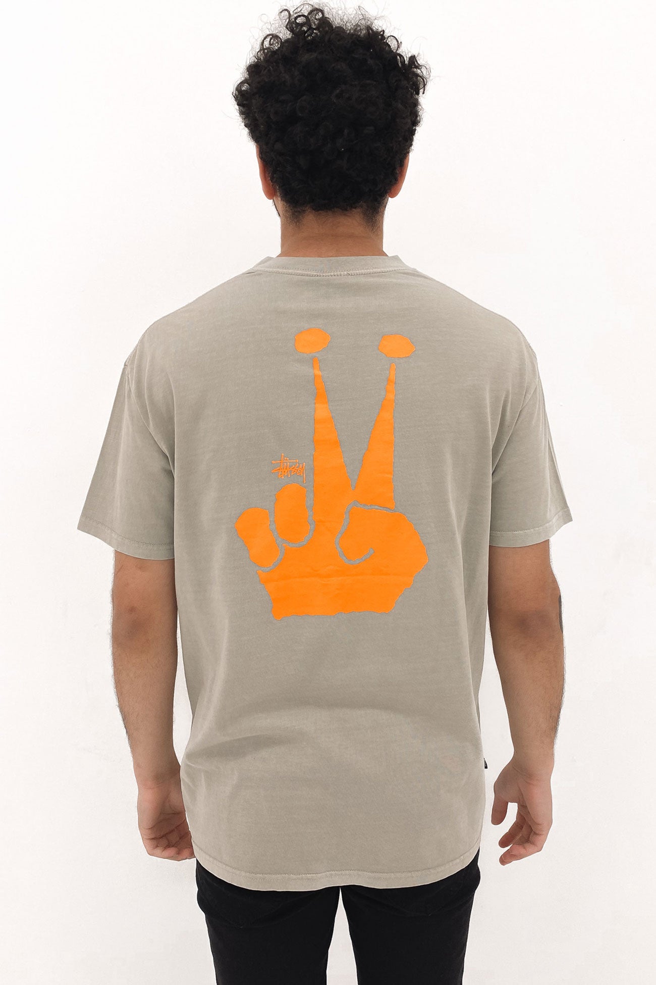 Peace Crown 50-50 Short Sleeve Tee Pigment Stone