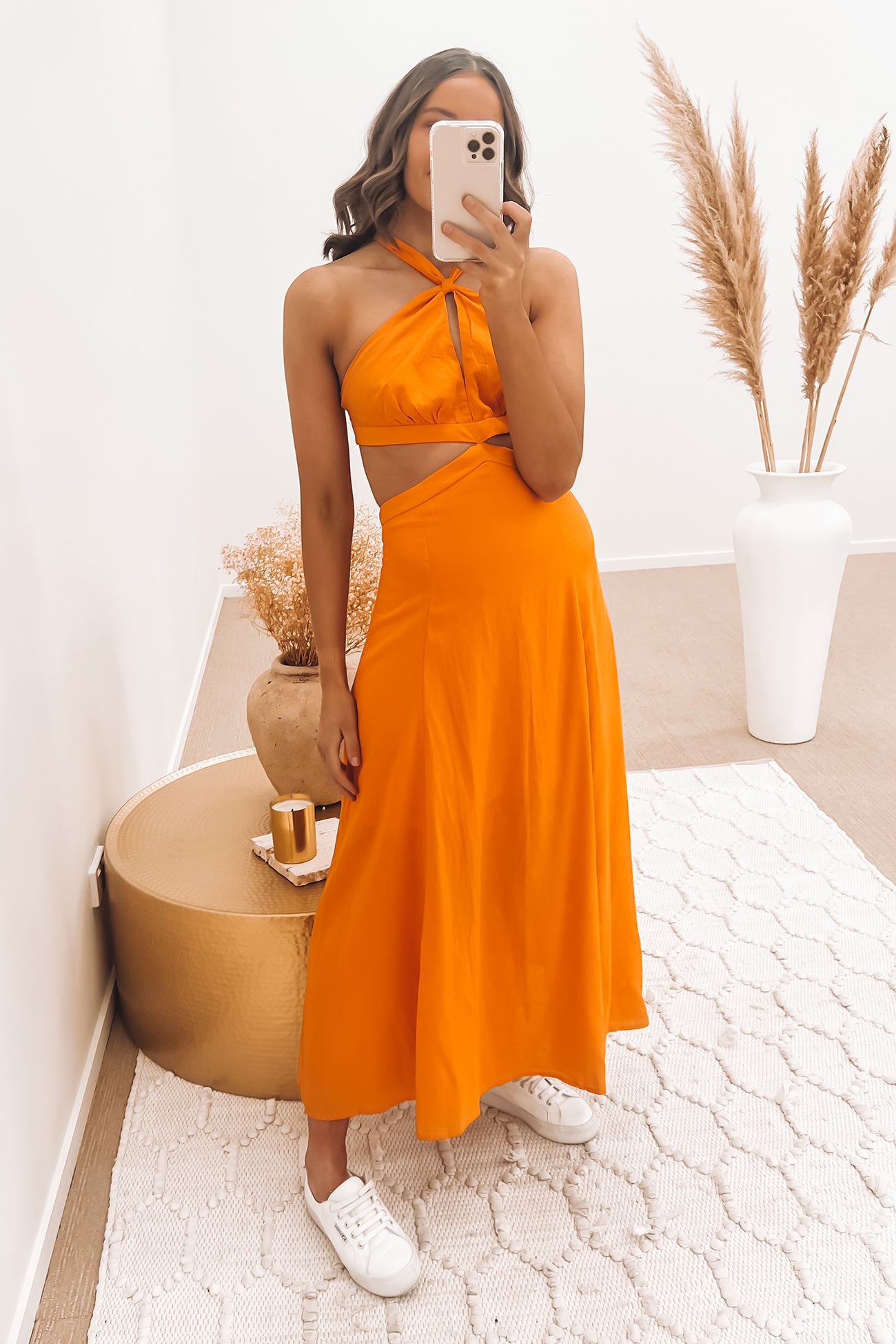 Penny Maxi Dress Orange