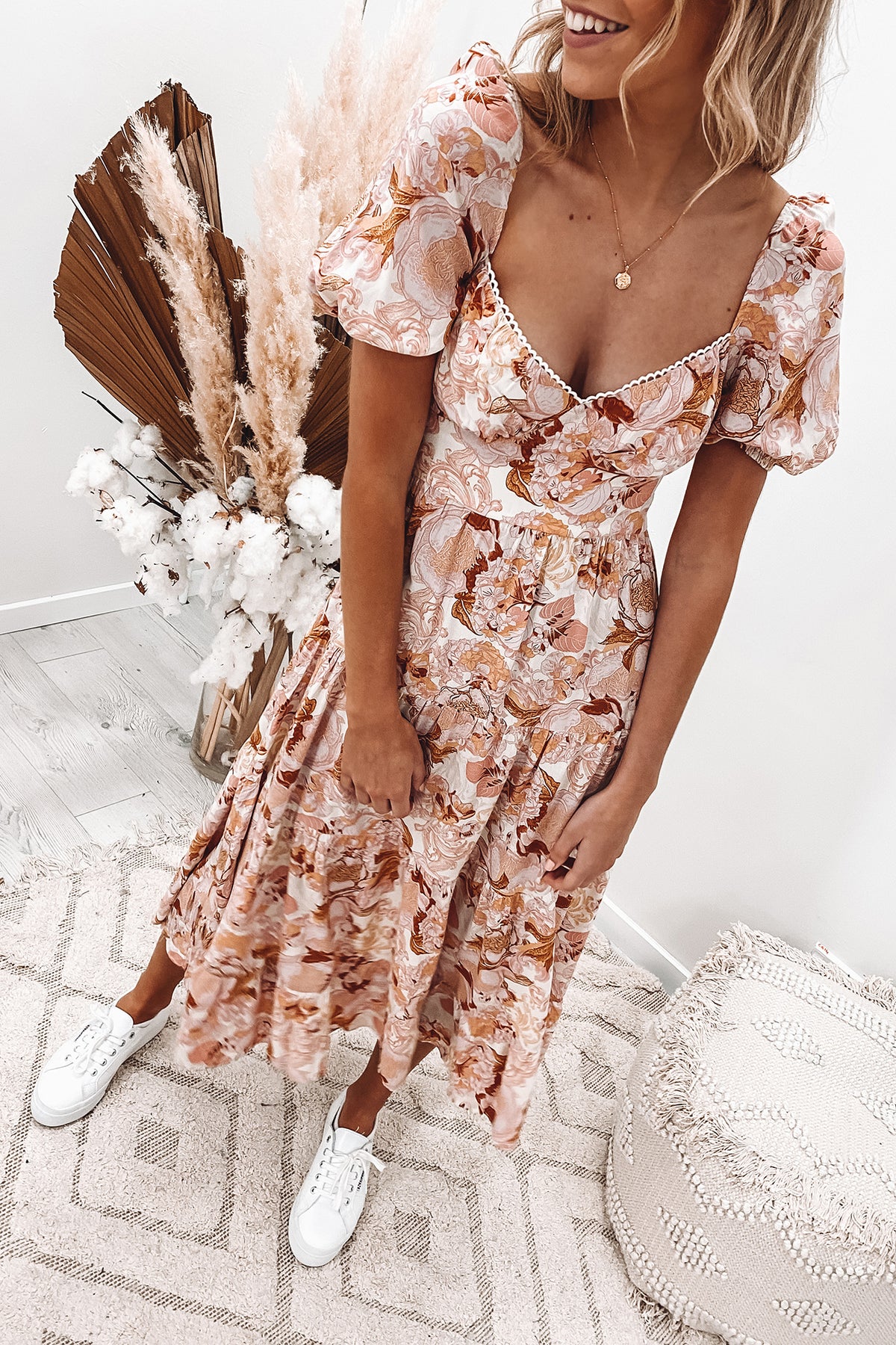 Petra Midi Dress Floral