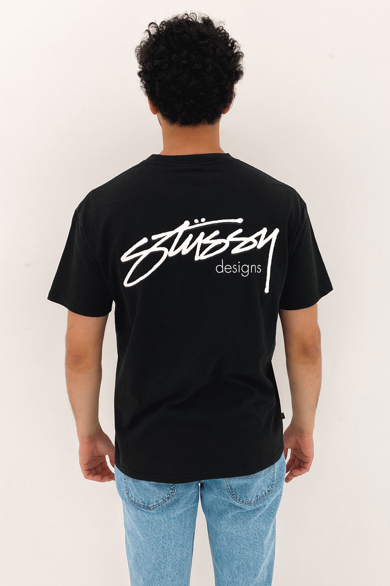 Pigment Stussy Designs Short Sleeve Tee Pigment Black