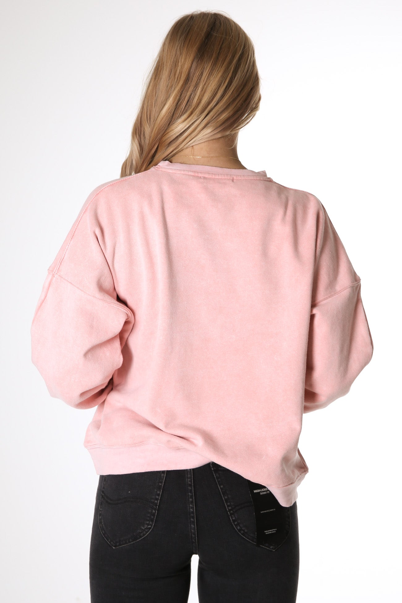 Piper Sweater Pink Sandwash