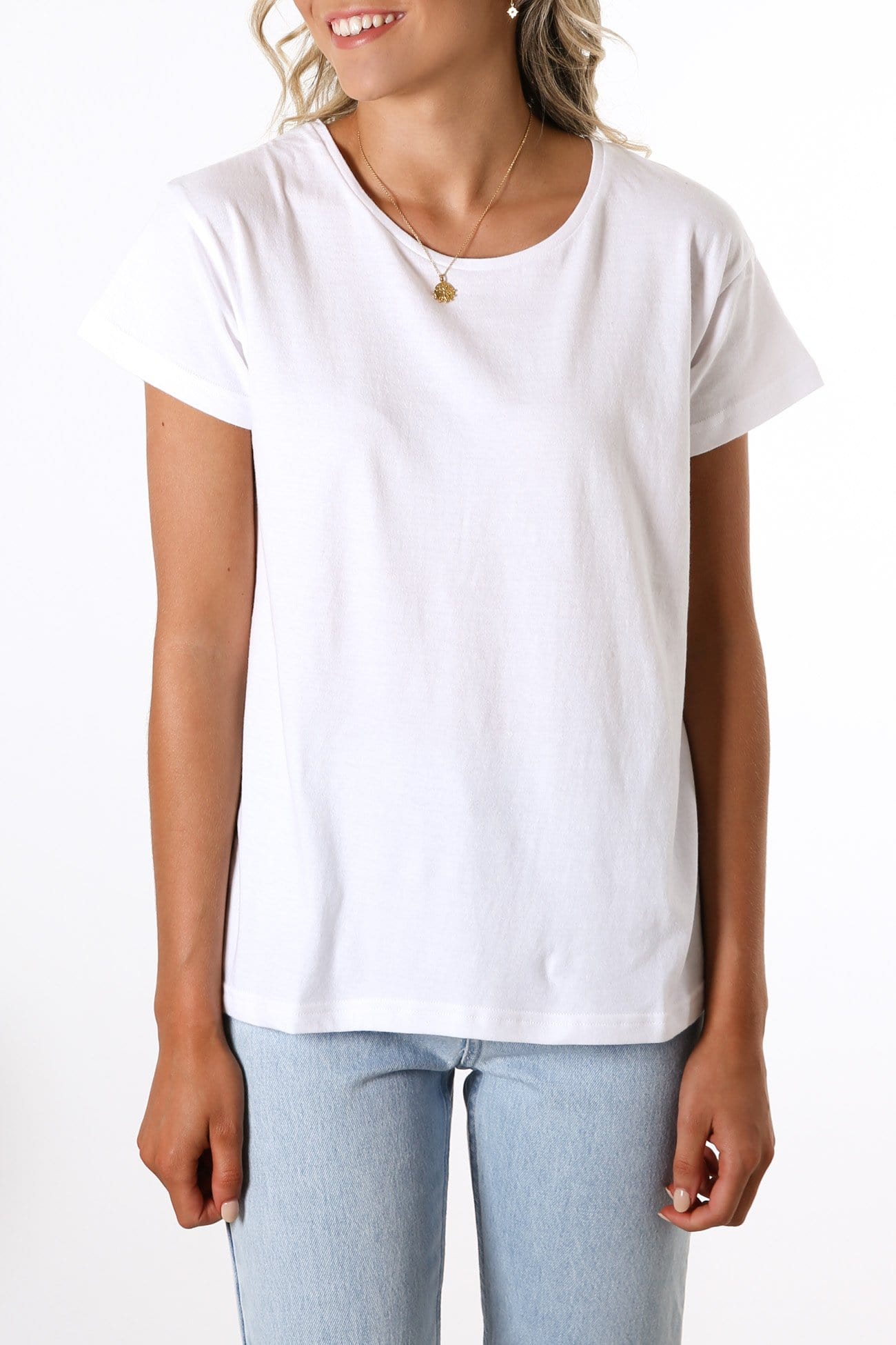 Polly Tee White