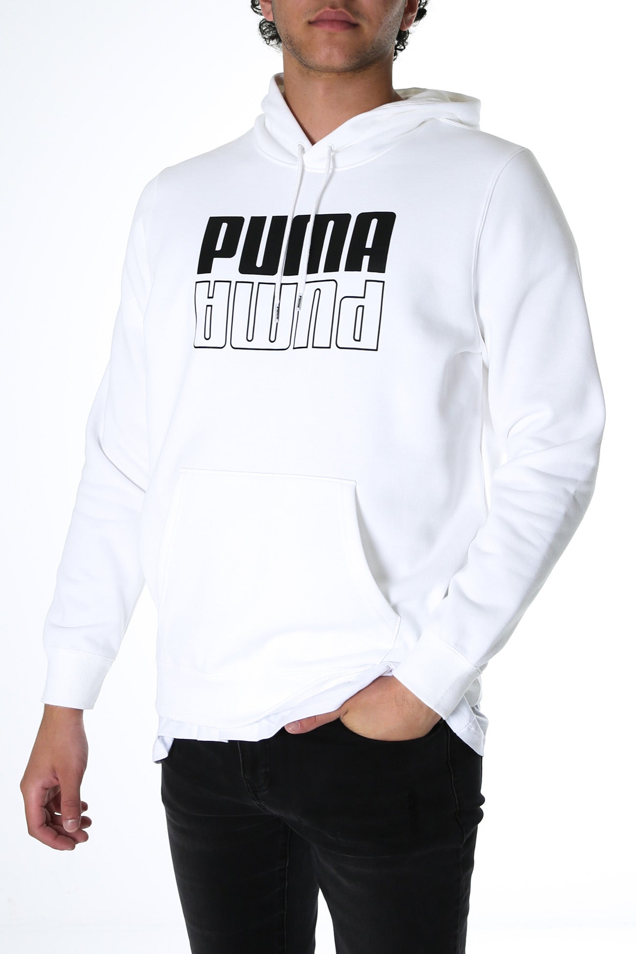 Power Logo Hoodie Puma White