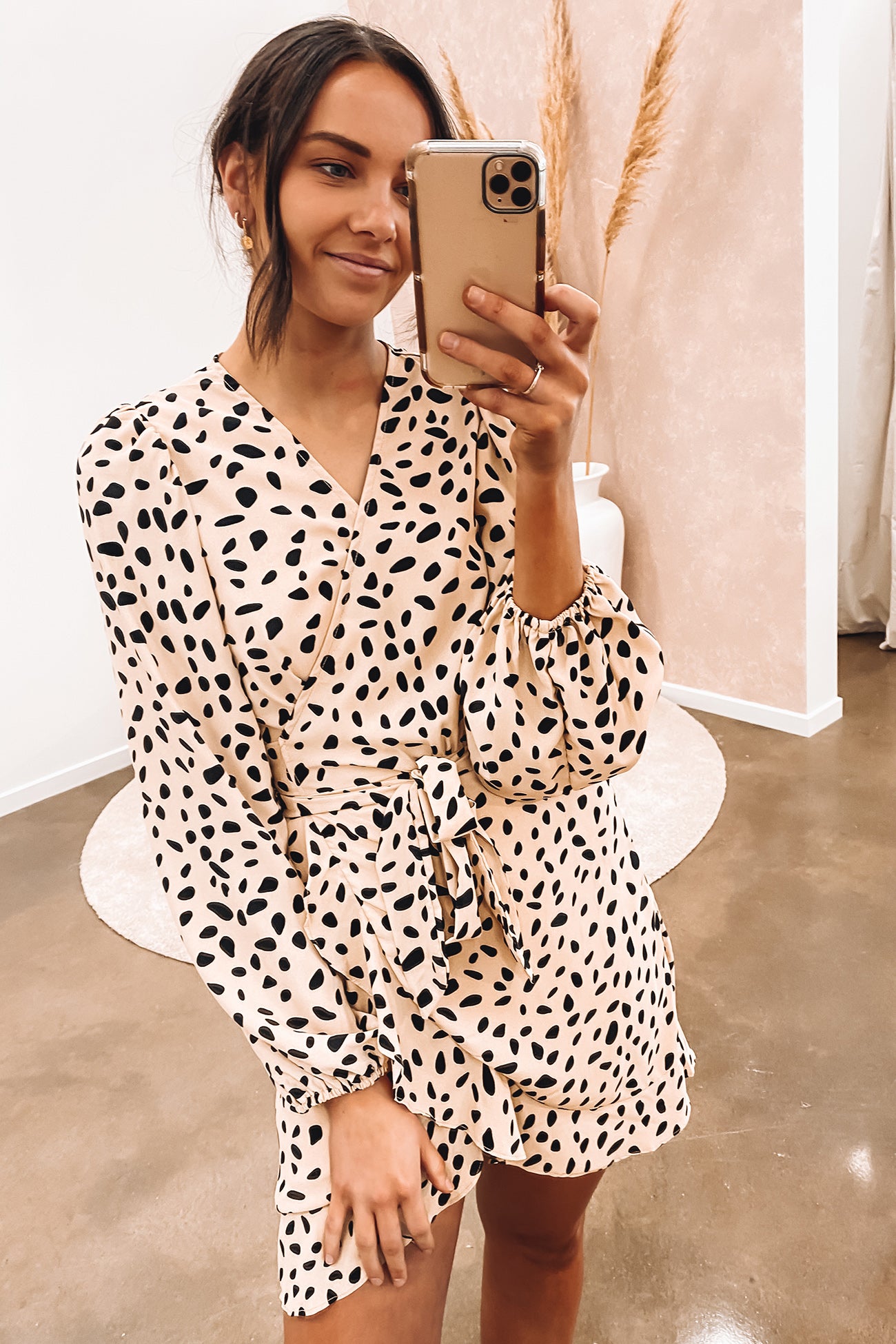 Quinn Mini Dress Beige