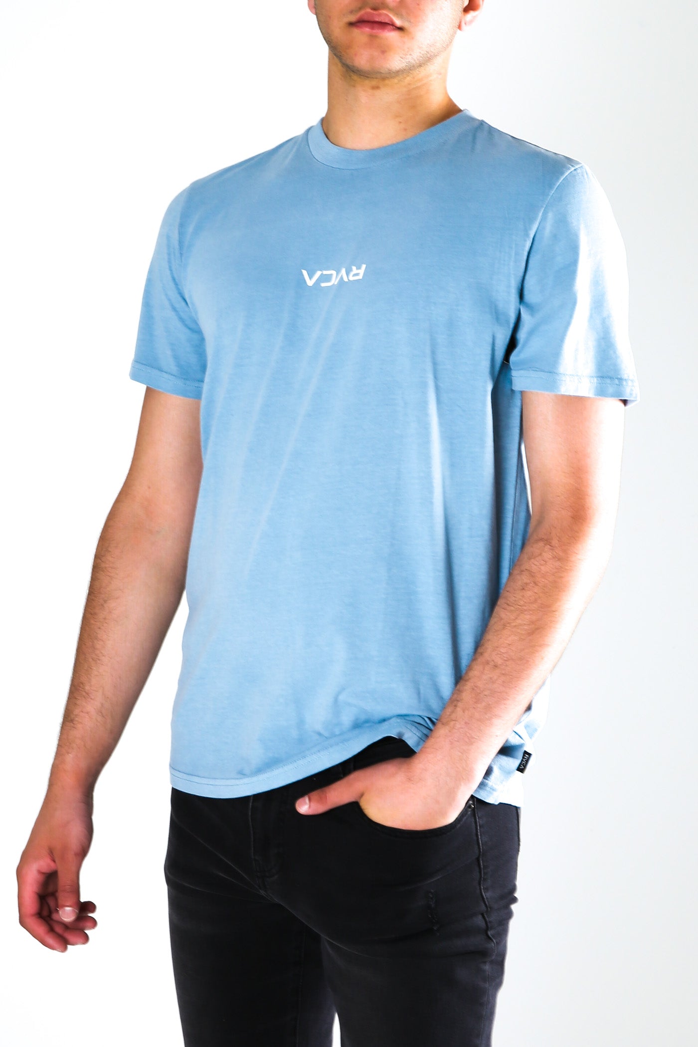 RVCA Mini Flipped Short Sleeve Tee Aged Indigo