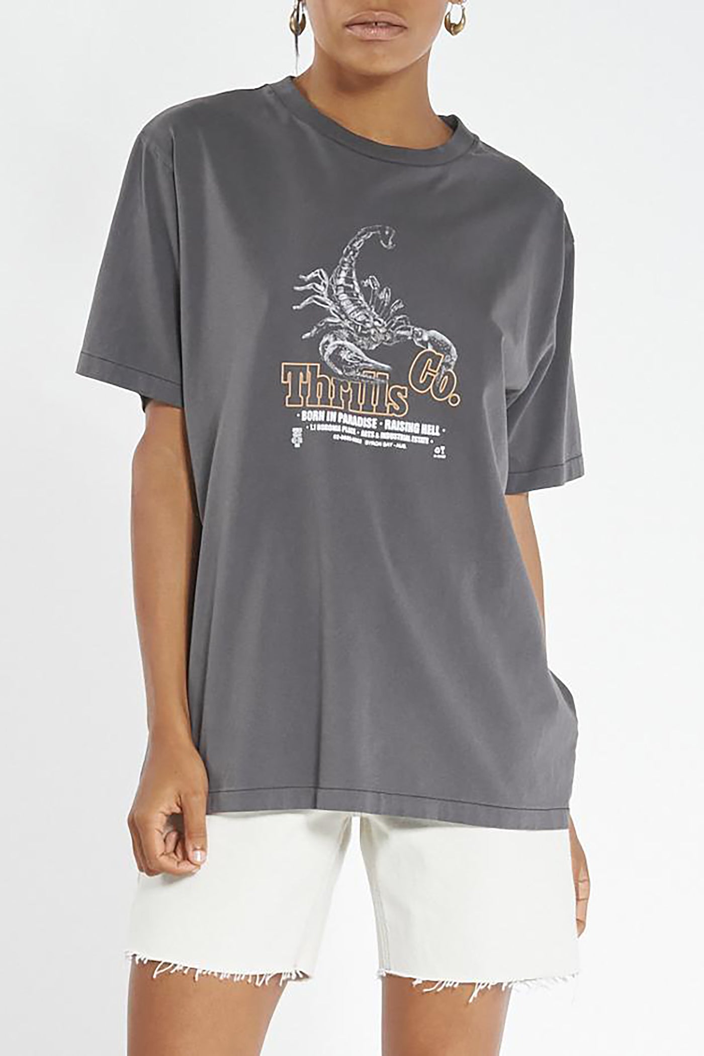 Raising Hell Merch Fit Tee Vintage Black