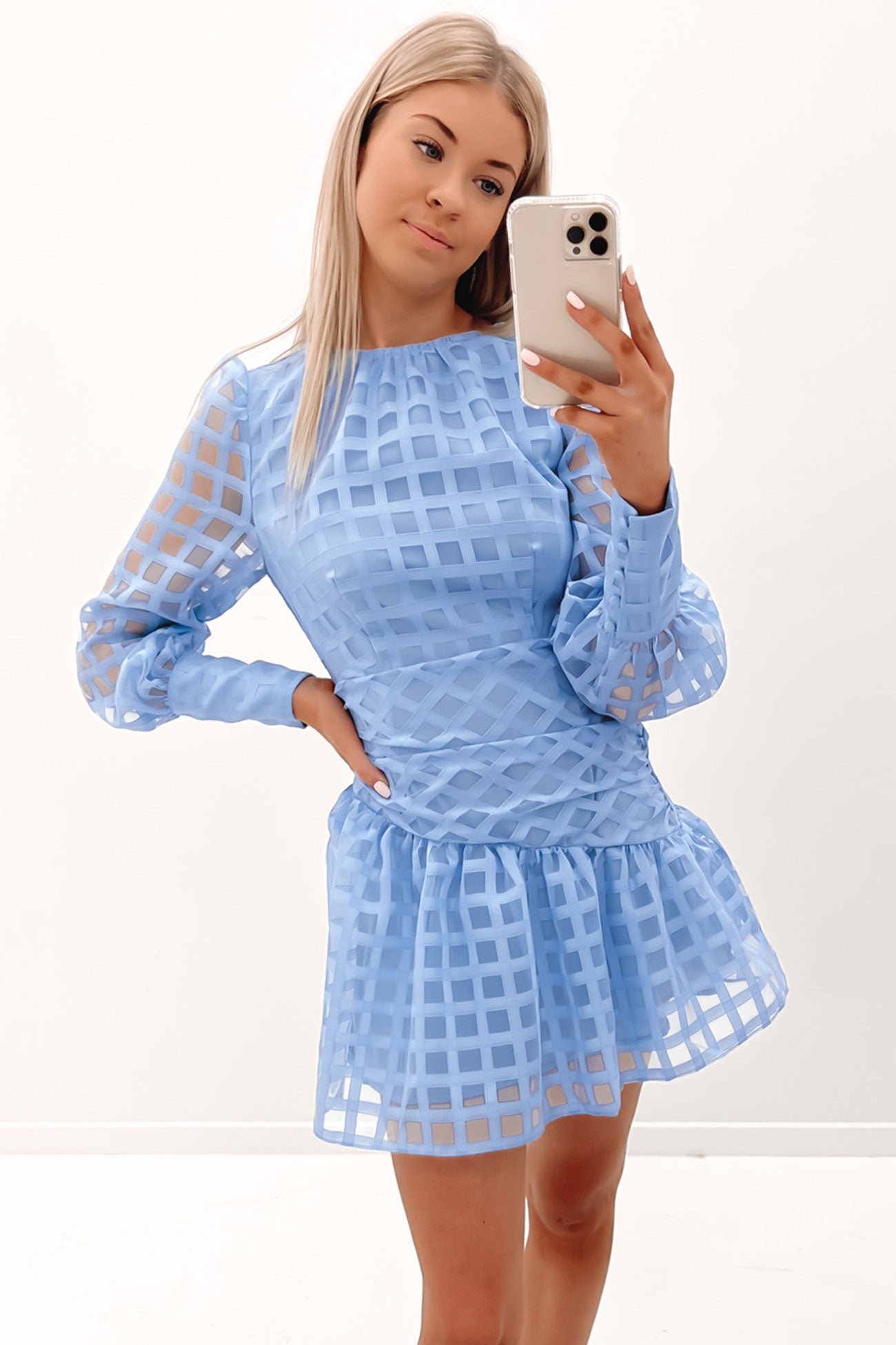 Rhianna Mini Dress Blue