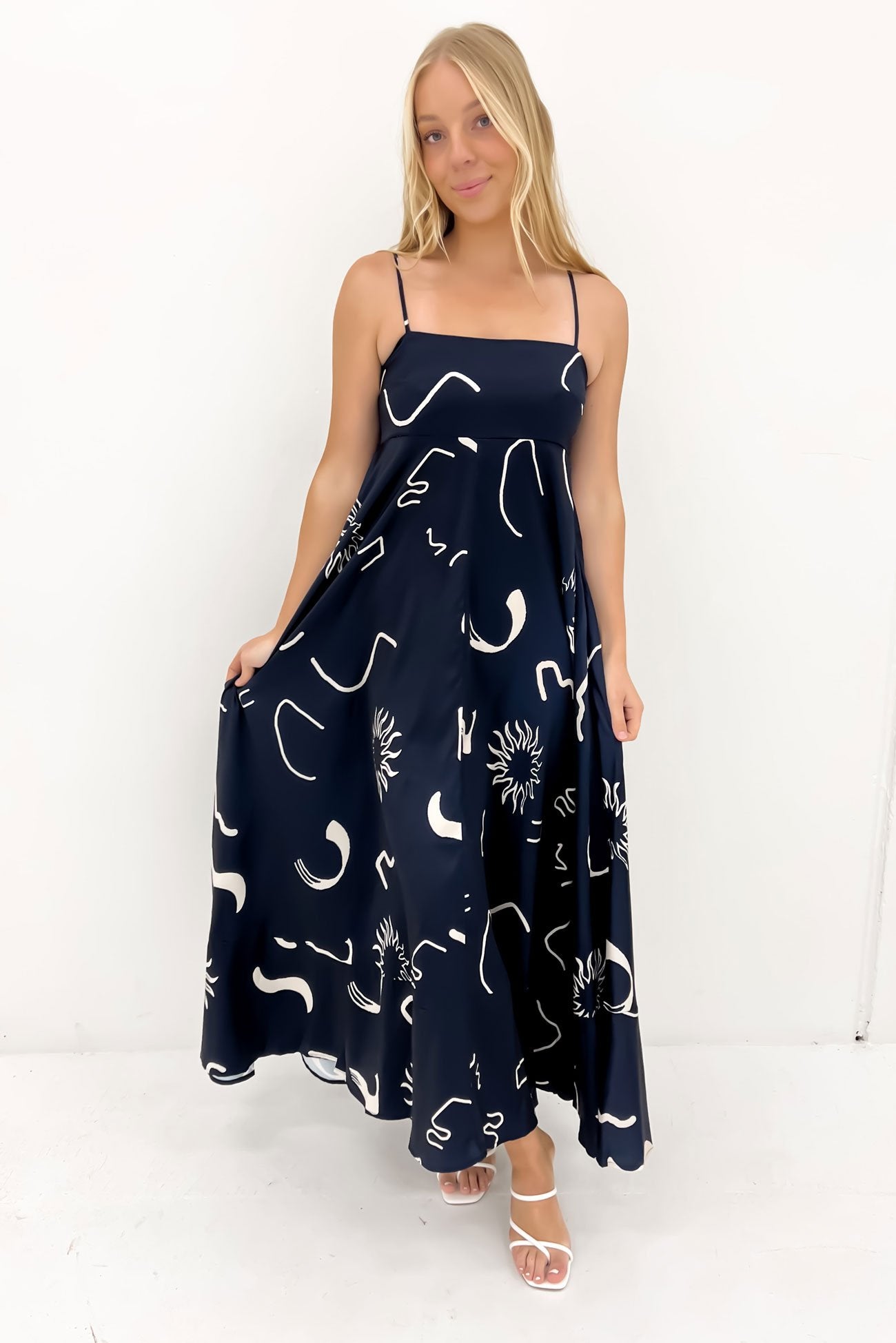 Riley Maxi Dress Navy