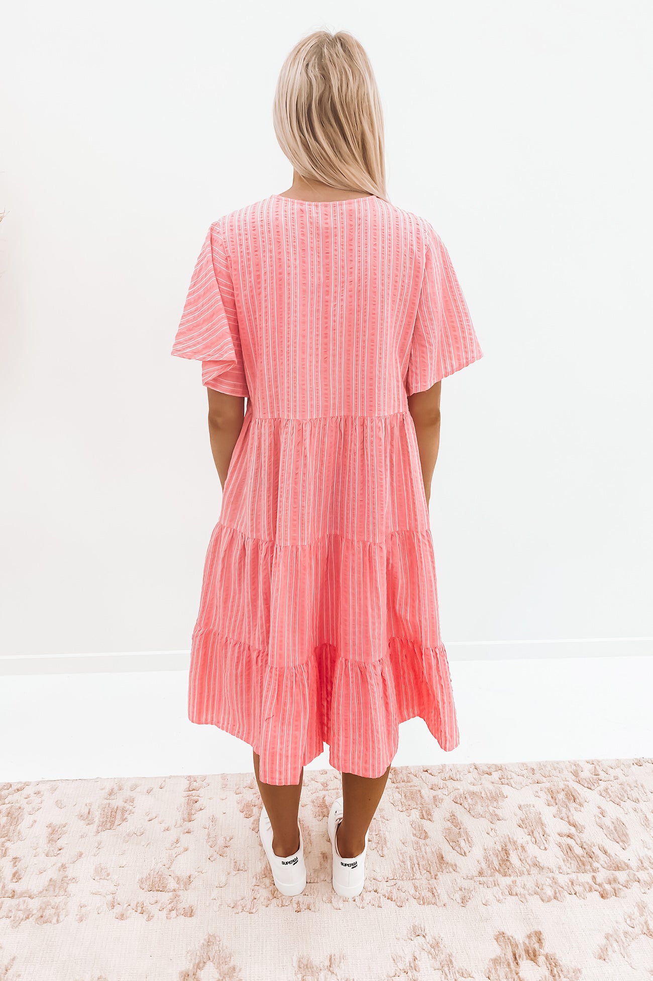 Rosalie Midi Dress Pink