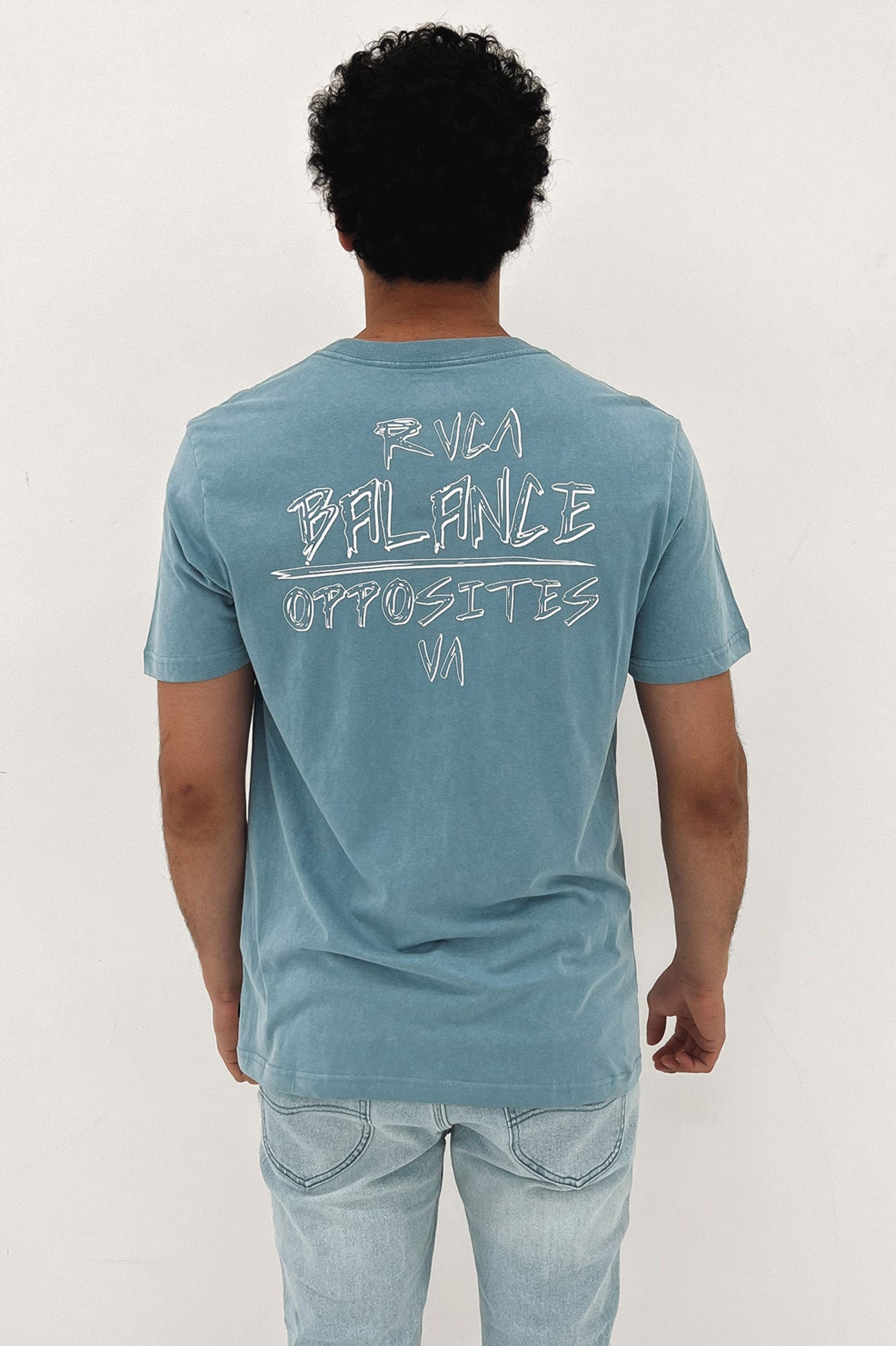 Scrawl Short Sleeve Tee Aged Indigo