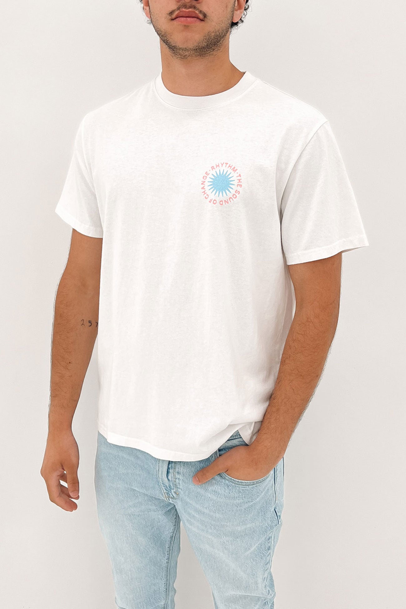 Seared Vintage Short Sleeve T-Shirt Vintage White