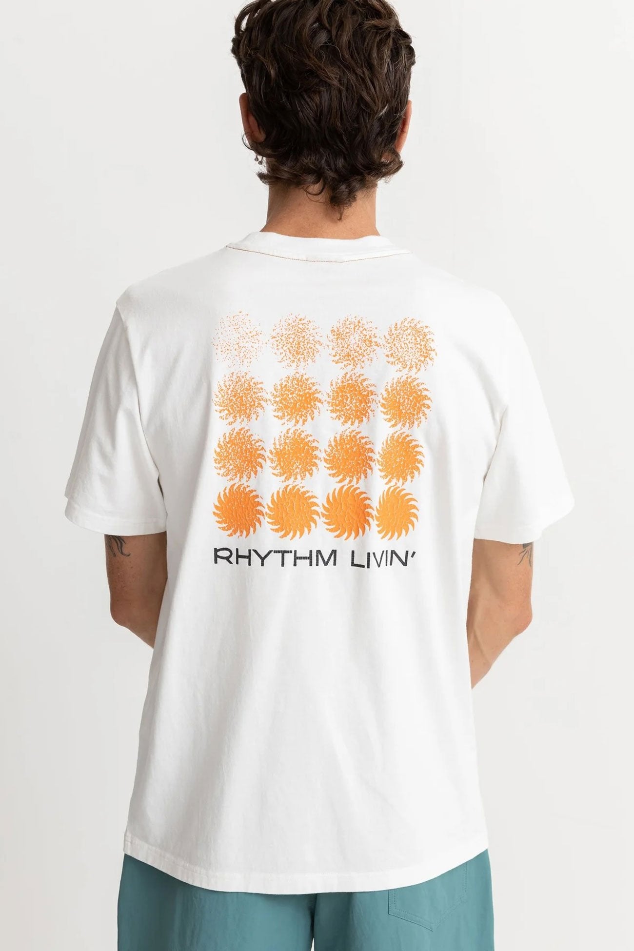 Setting Vintage Short Sleeve T-Shirt Vintage White