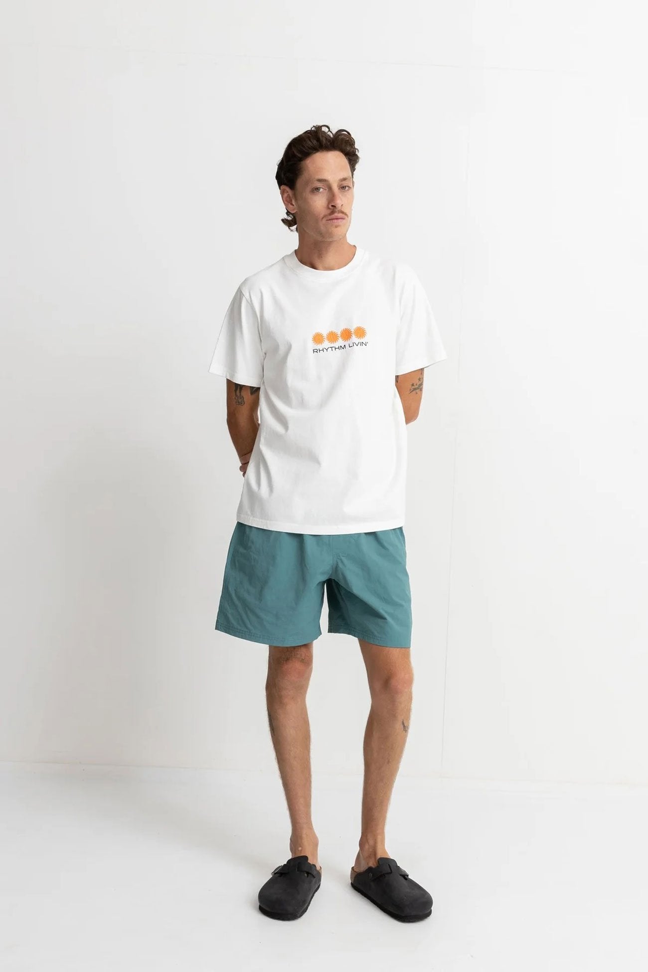 Setting Vintage Short Sleeve T-Shirt Vintage White
