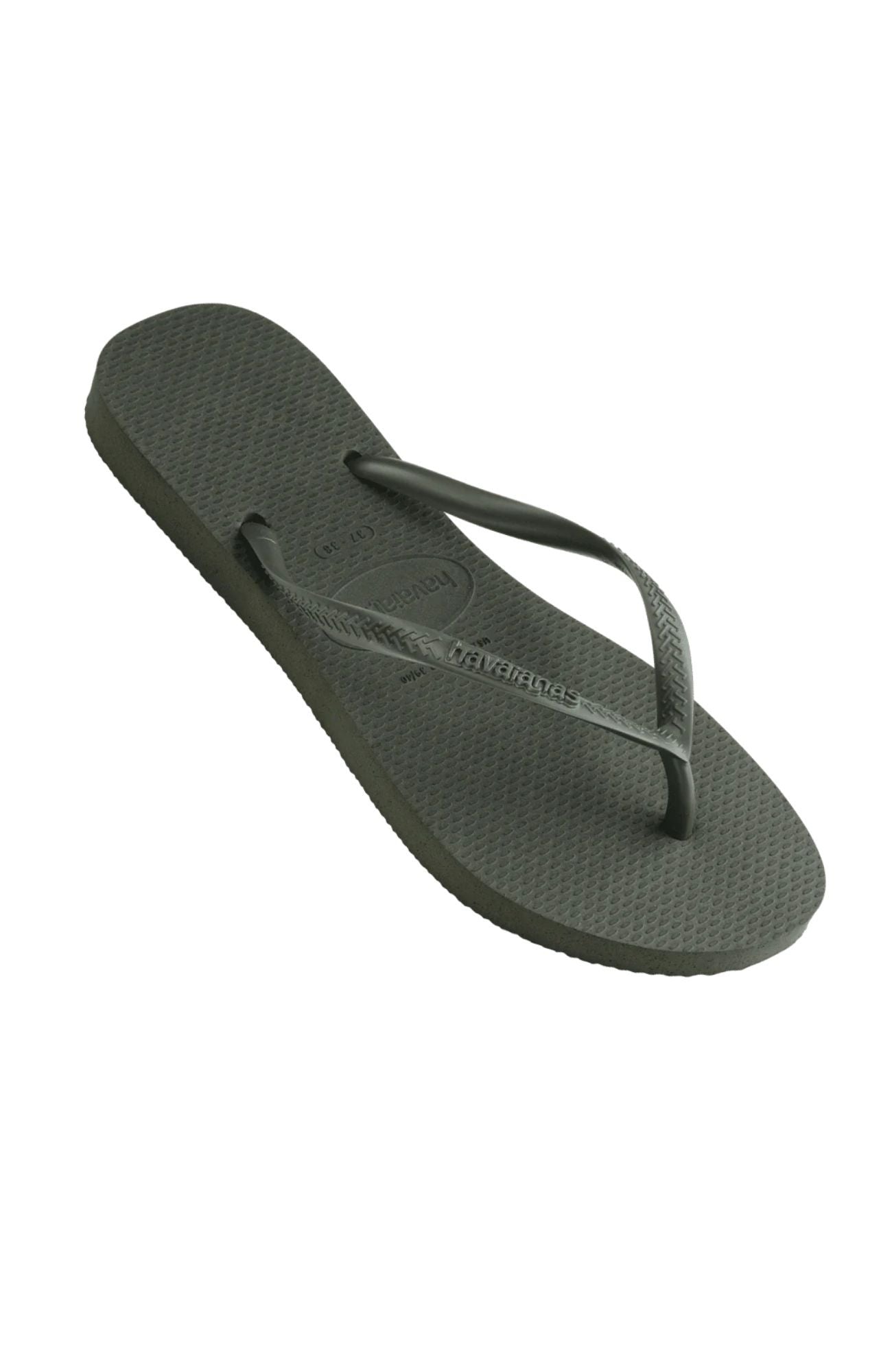 Slim Metallic Green Olive